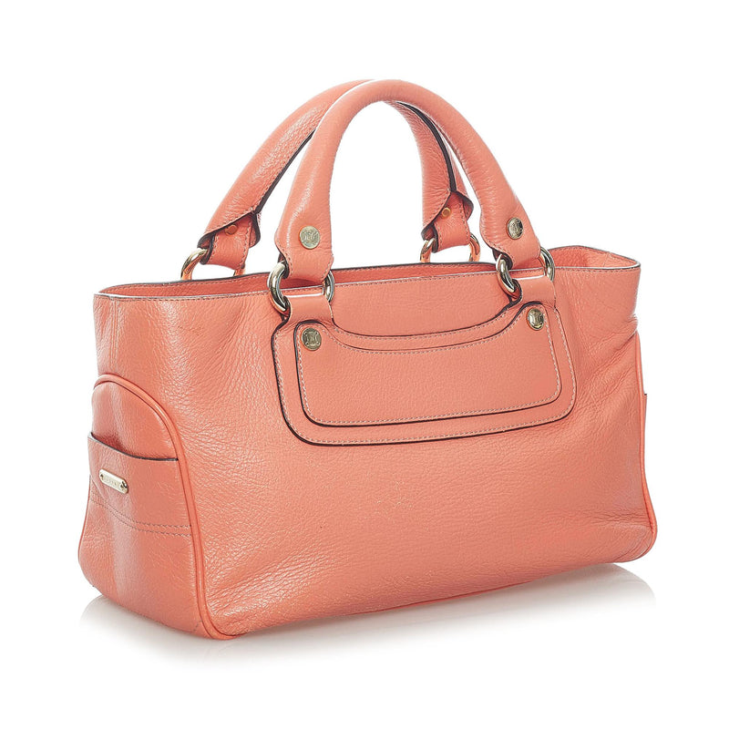 Celine Boogie Leather Handbag (SHG-Pv37Zr)