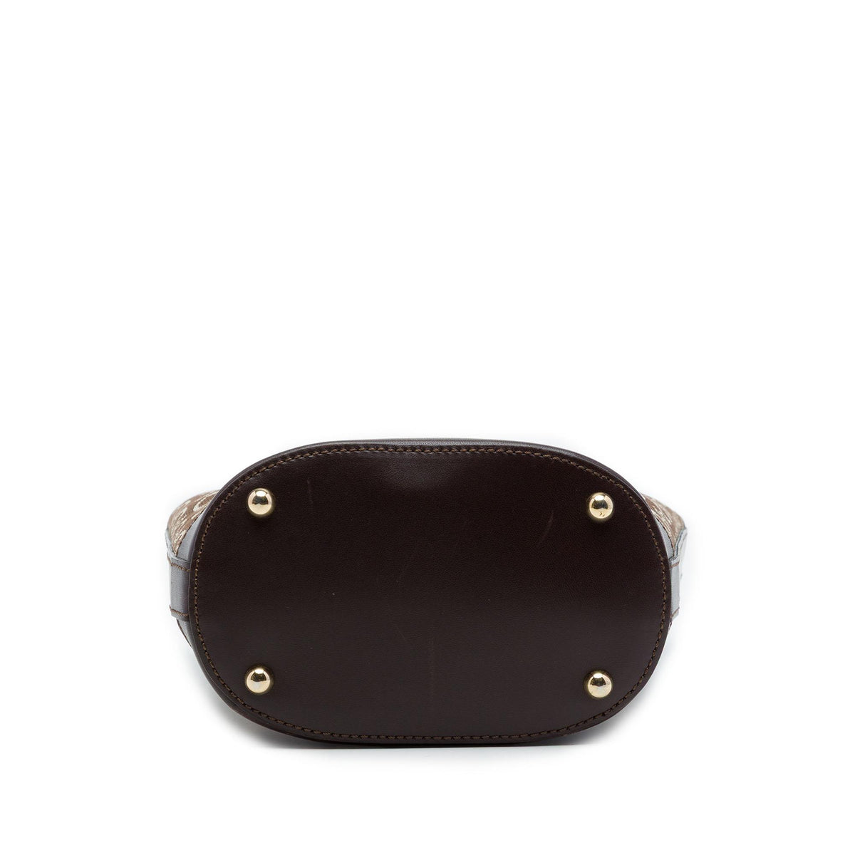Celine C Macadam Canvas Bucket Bag