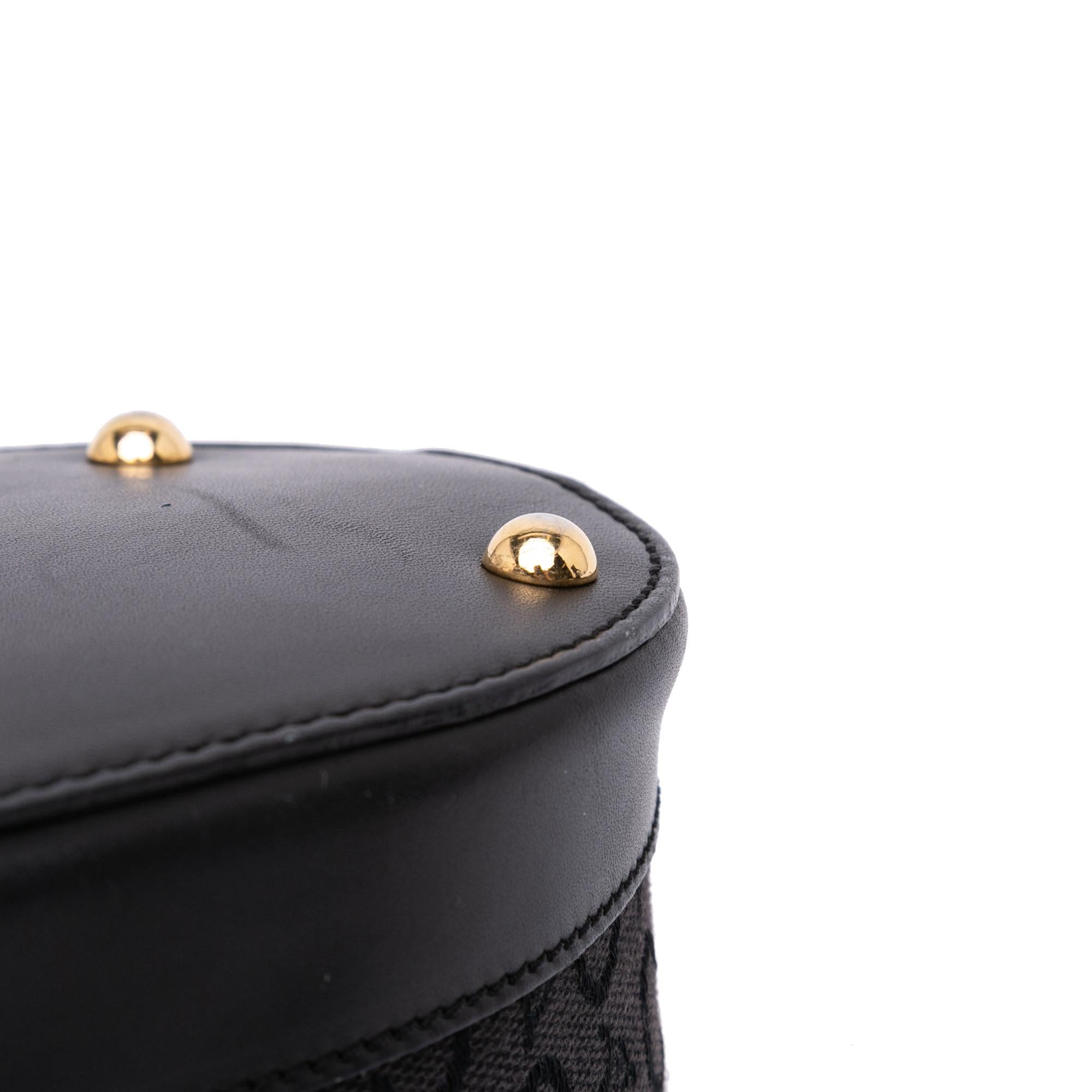 Celine C Macadam Canvas Handbag