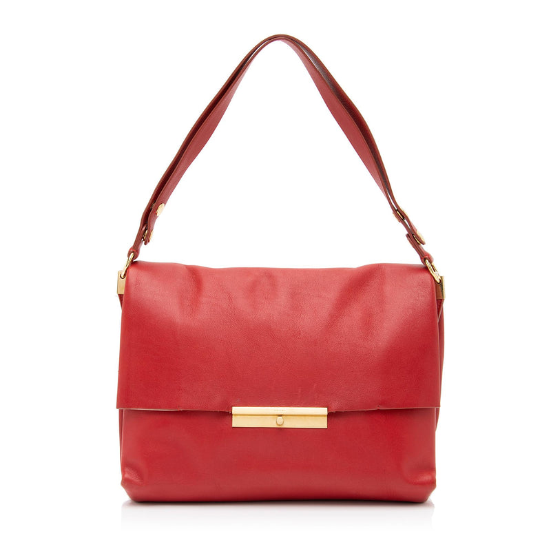 Celine Calfskin Blade Flap Bag (SHF-23713)