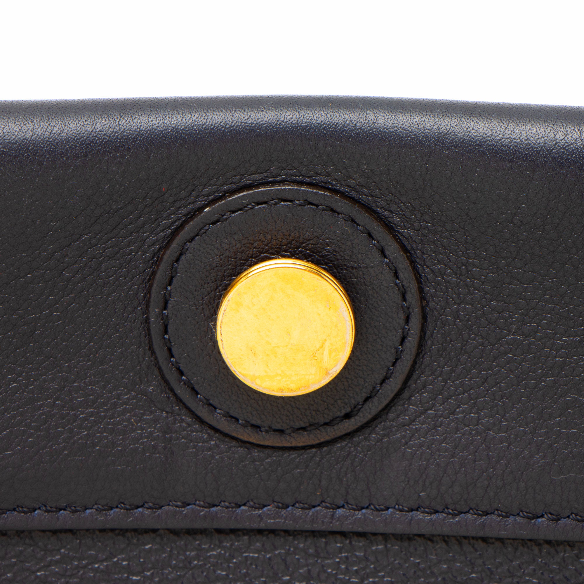 Celine Calfskin Frame Medium Shoulder Bag