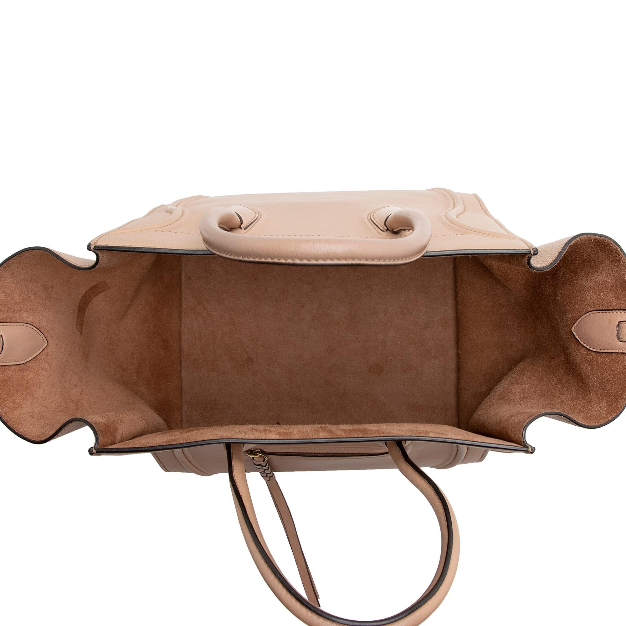 Celine Calfskin Phantom Luggage Tote (SHF-22243)