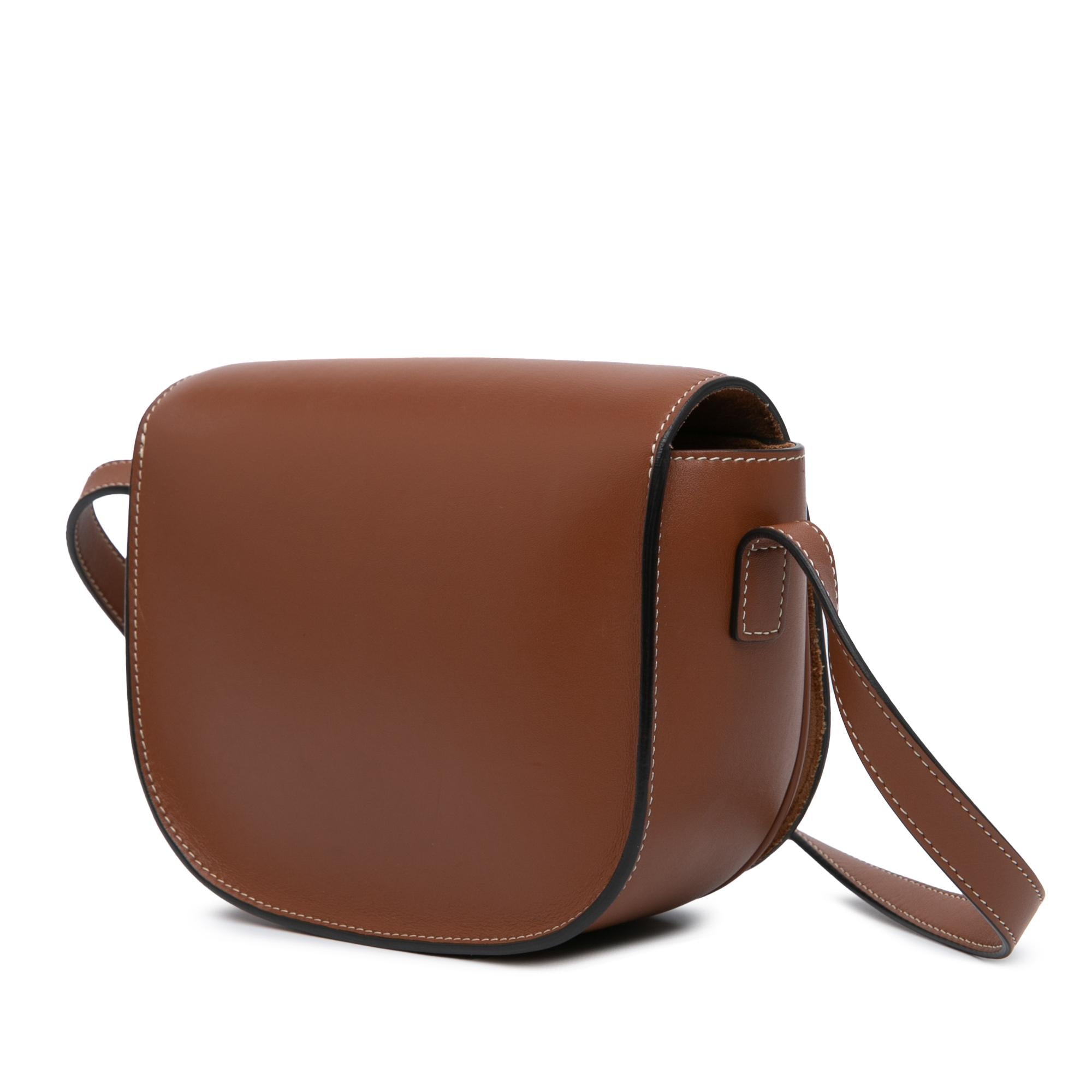 Celine Calfskin Triomphe Folco Crossbody (SHG-HdCiDA)