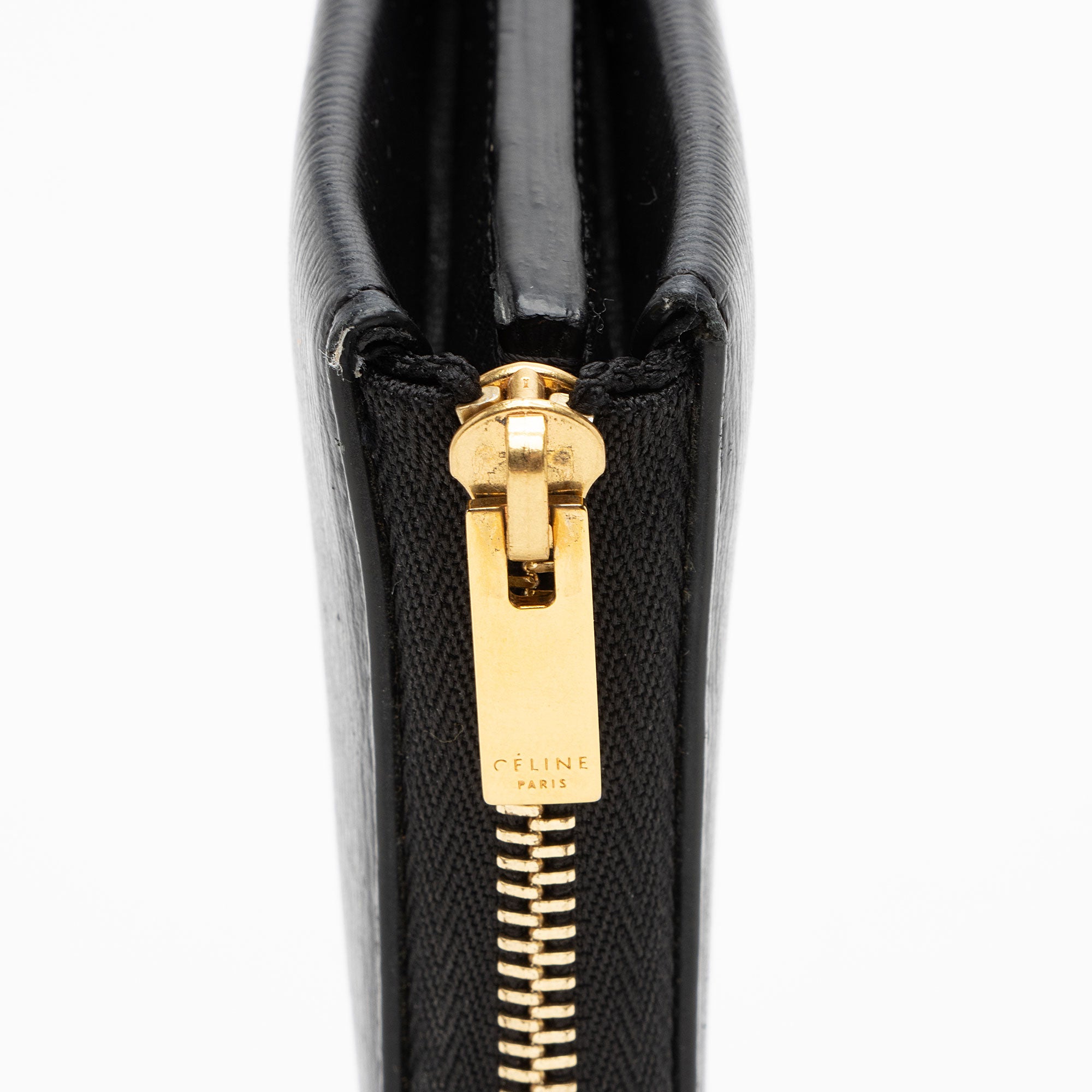 Celine Calfskin Zip Wallet