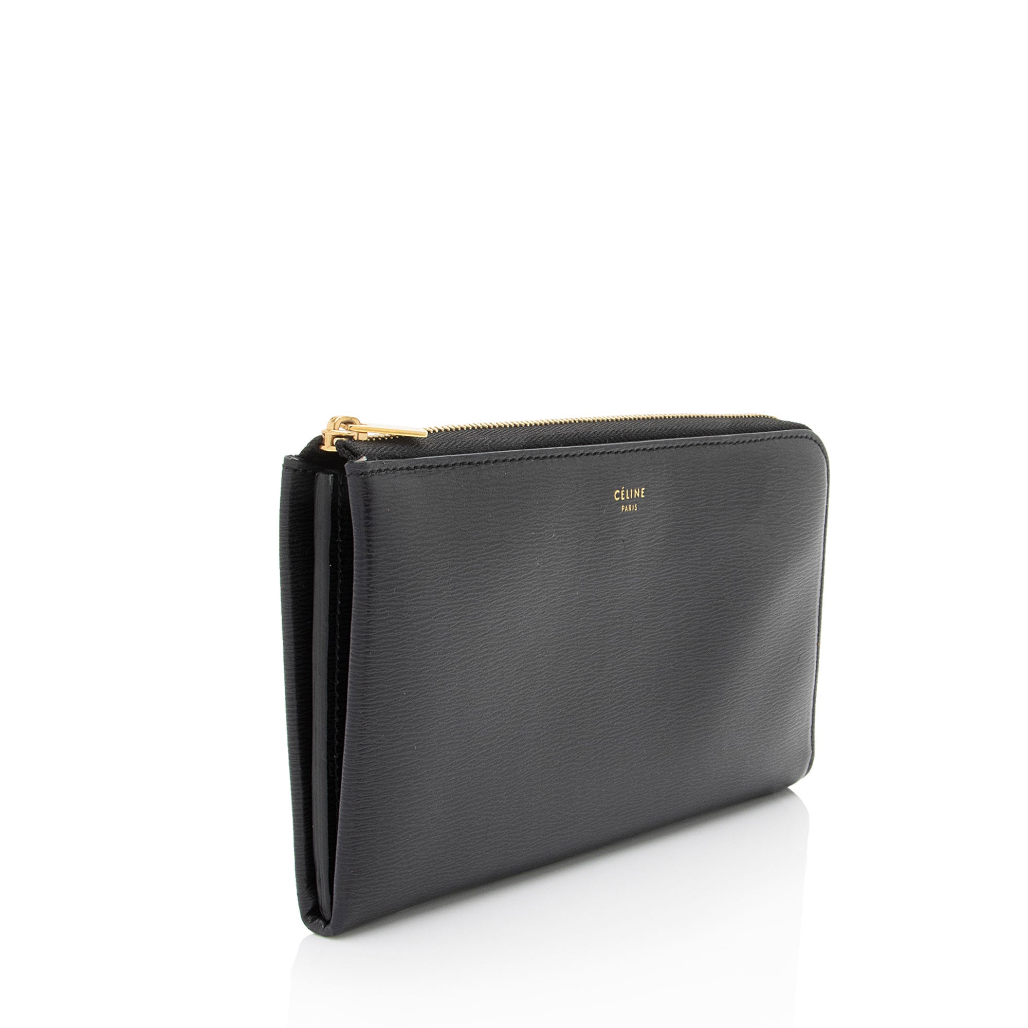 Celine Calfskin Zip Wallet