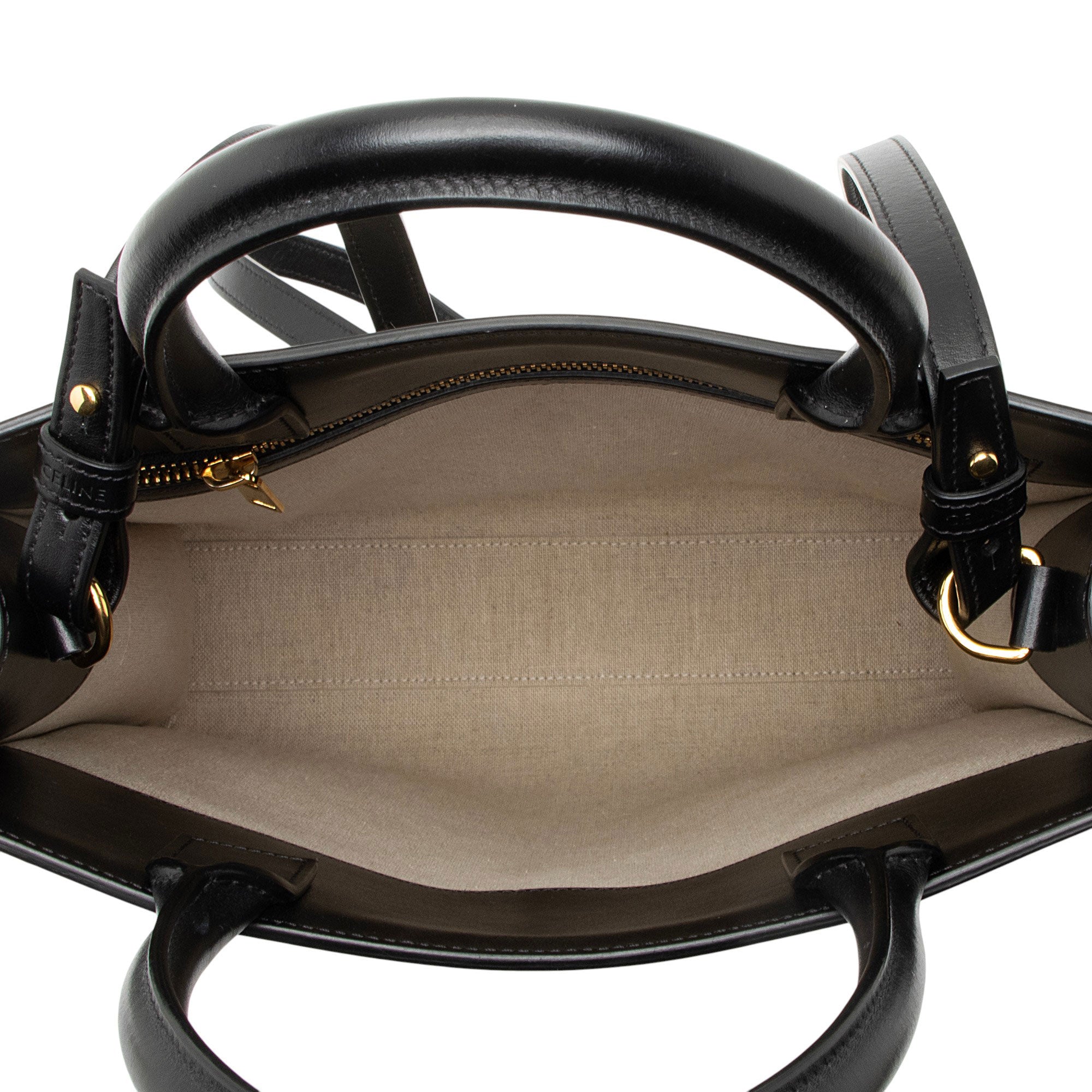 Celine Triomphe Canvas Cabas Vertical Small Tote