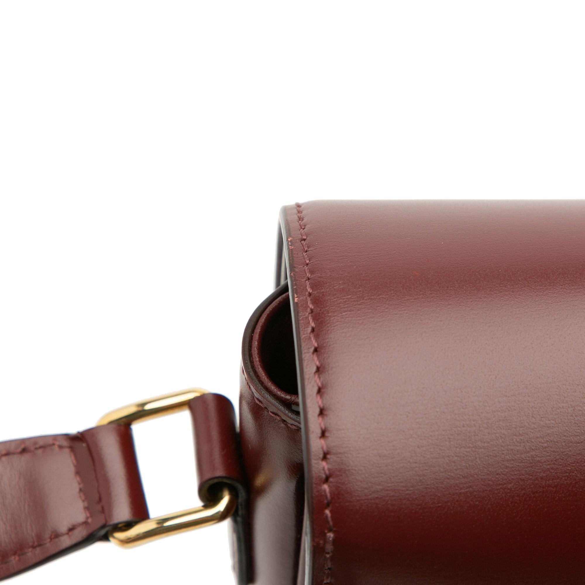 Celine Classique Shiny Calfskin Triomphe Crossbody