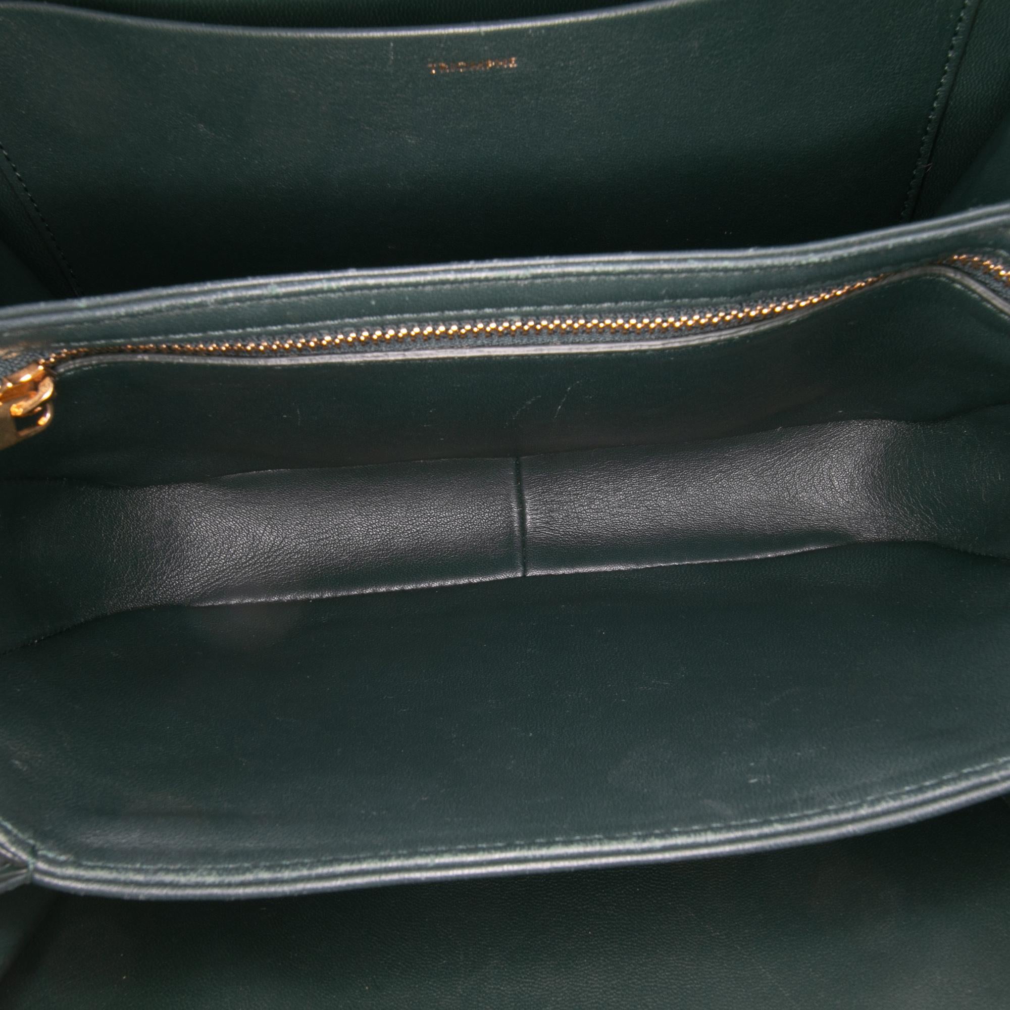 Celine Classique Shiny Calfskin Triomphe Crossbody
