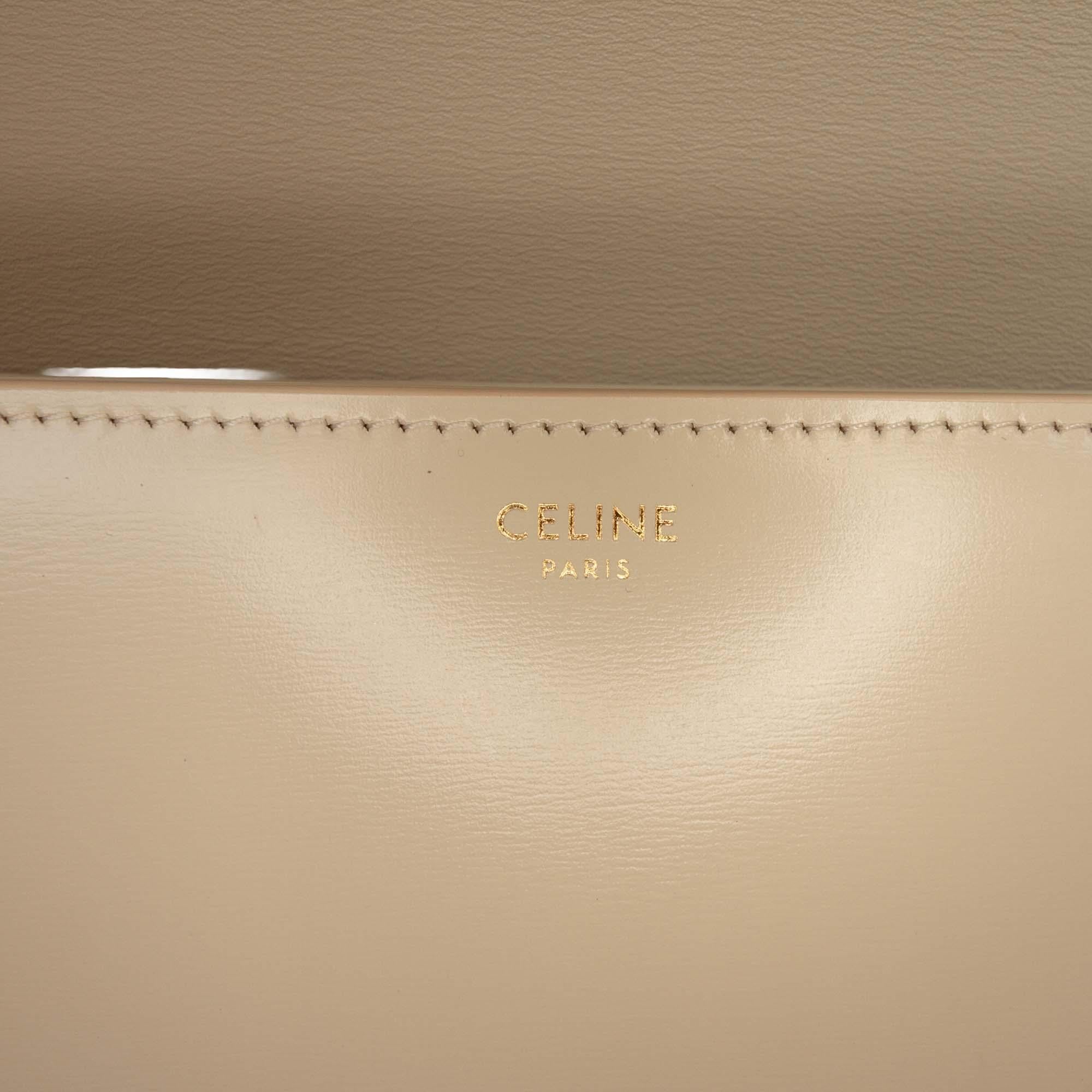 Celine Classique Shiny Calfskin Triomphe Crossbody