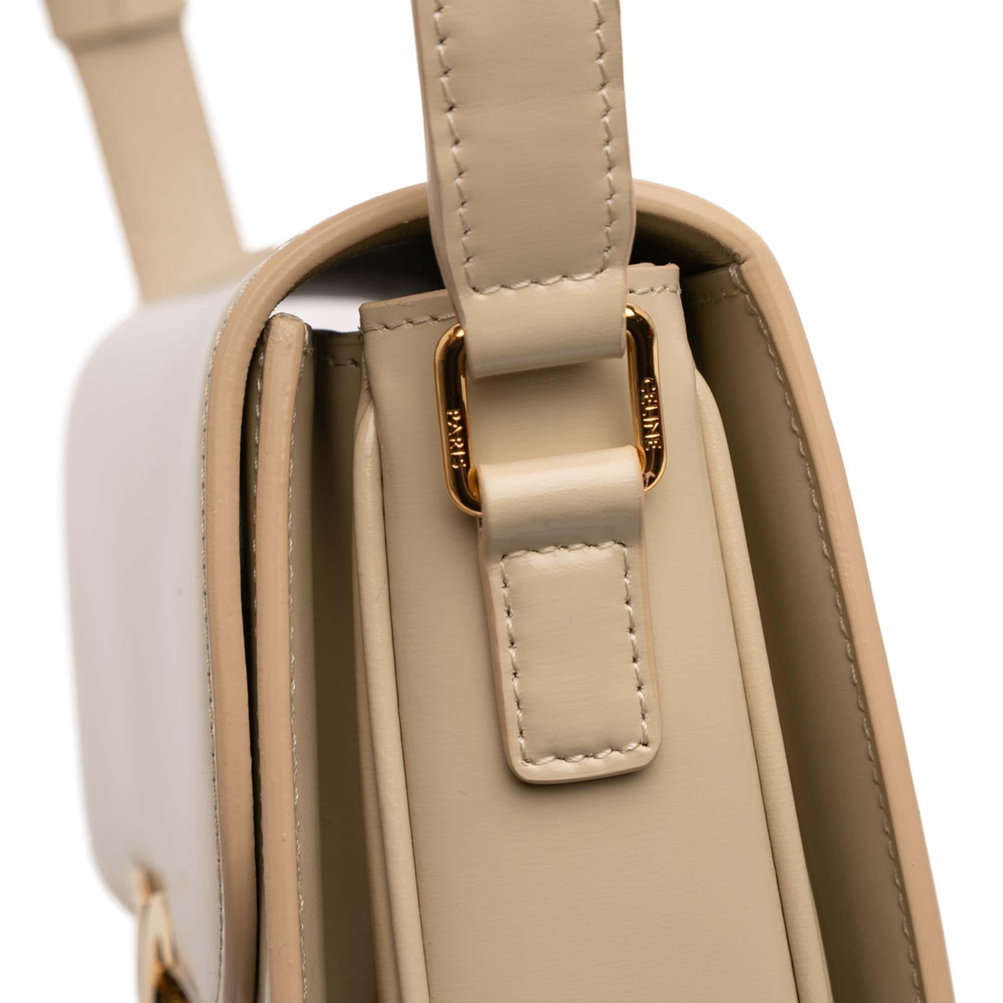 Celine Classique Shiny Calfskin Triomphe Crossbody