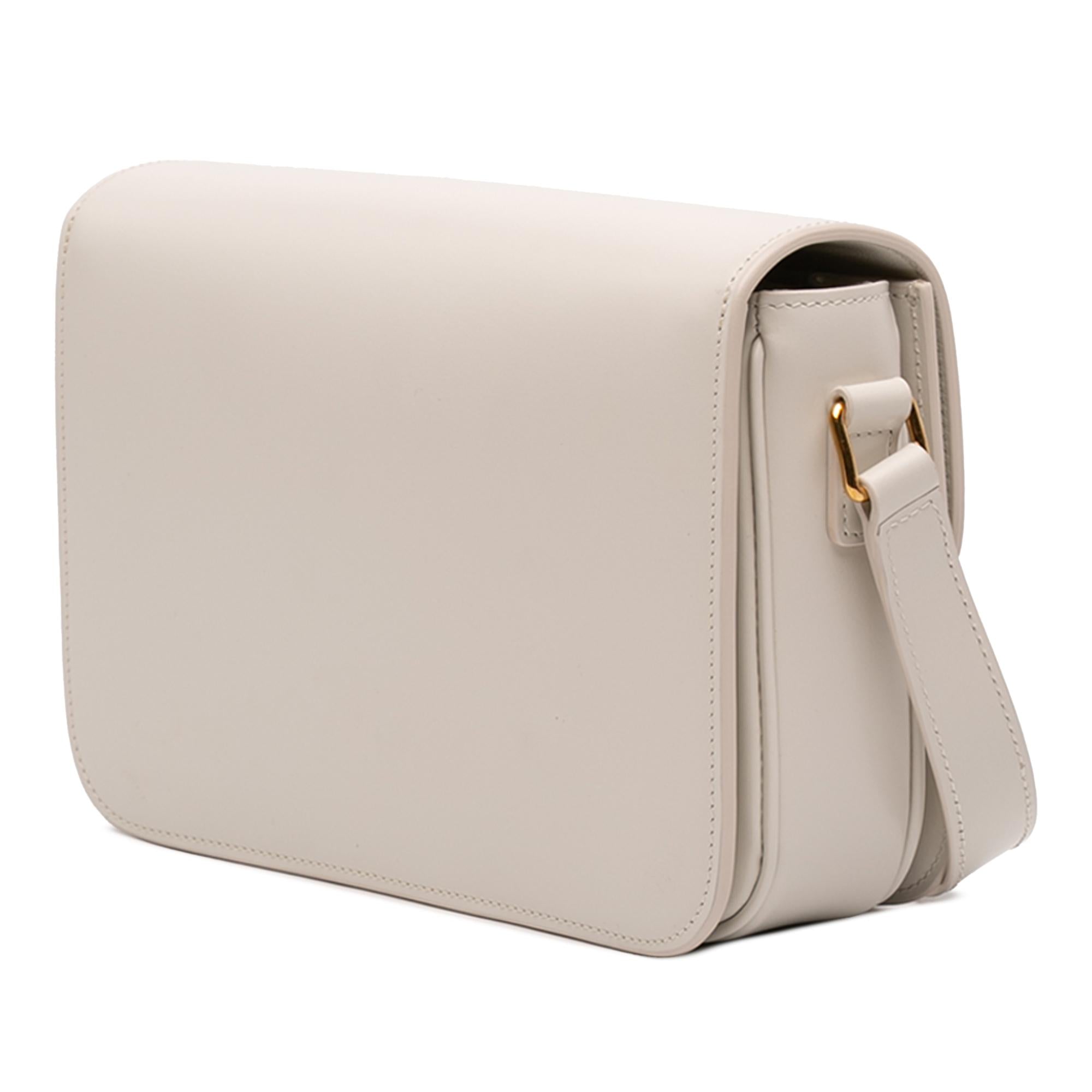 Celine Classique Shiny Calfskin Triomphe Crossbody