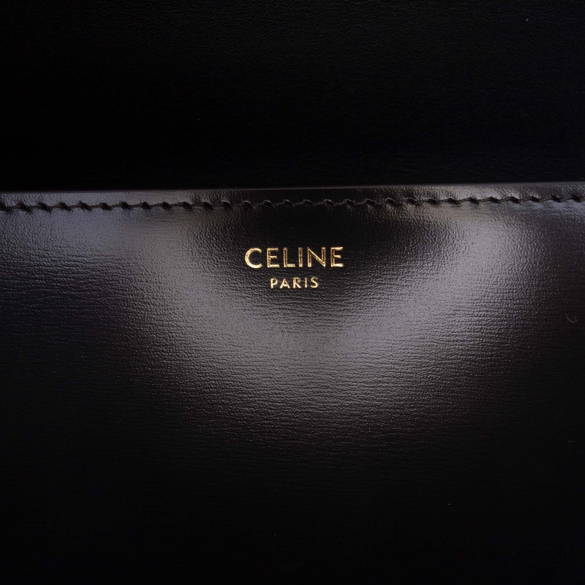 Celine Classique Shiny Calfskin Triomphe Crossbody