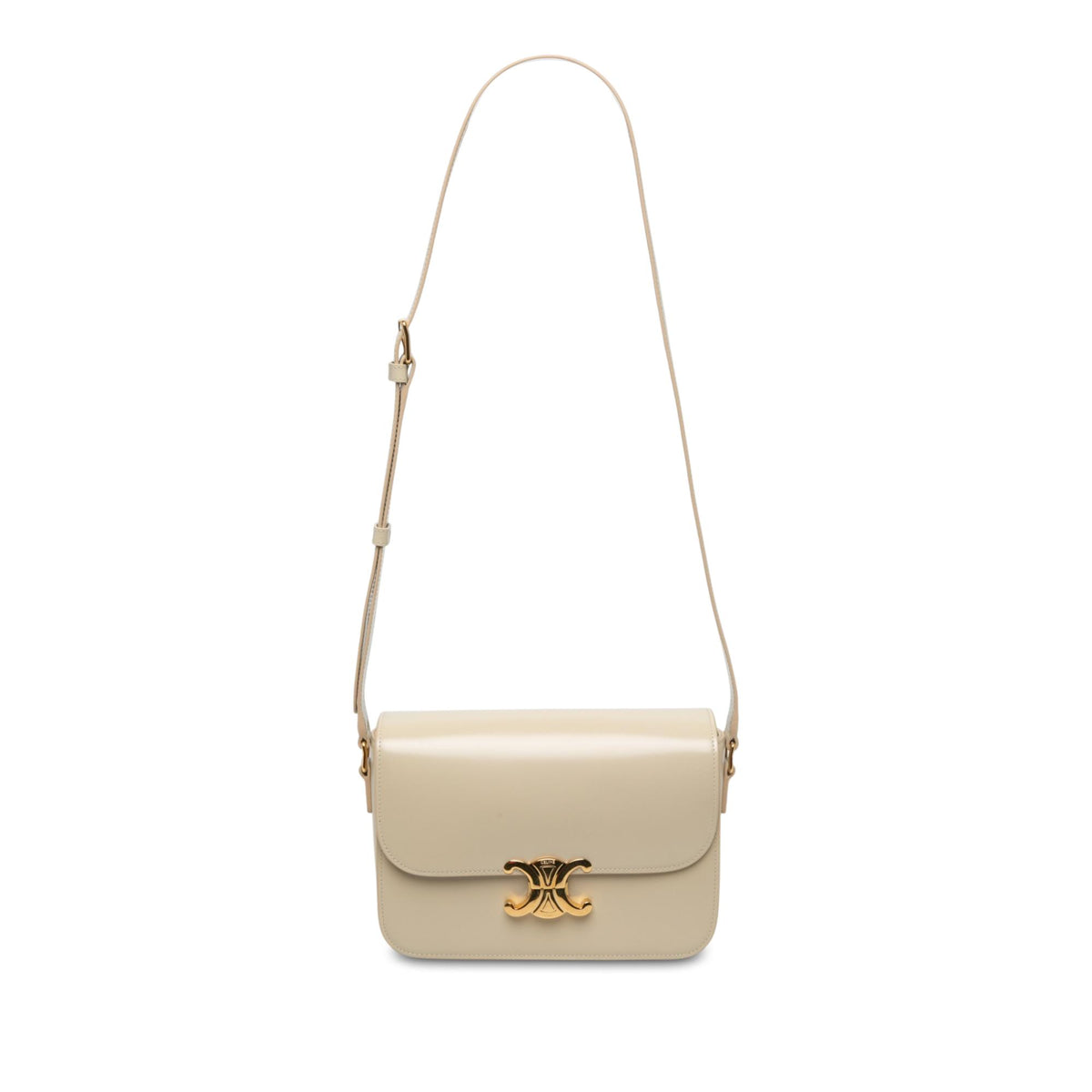 Celine Classique Shiny Calfskin Triomphe Crossbody