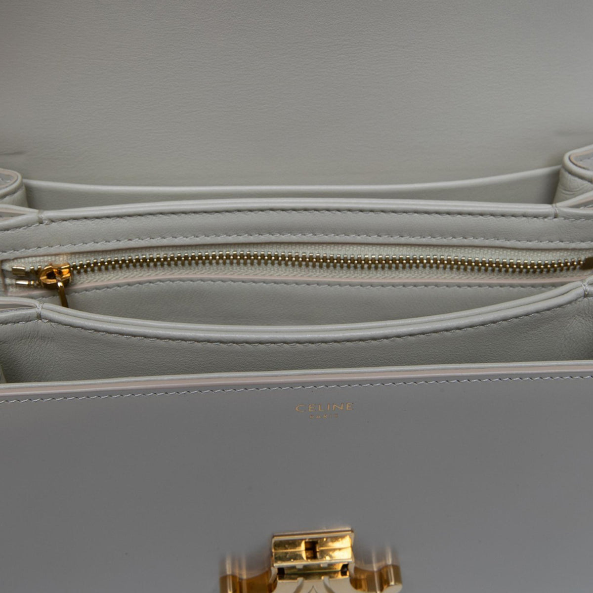 Celine Classique Shiny Calfskin Triomphe Crossbody