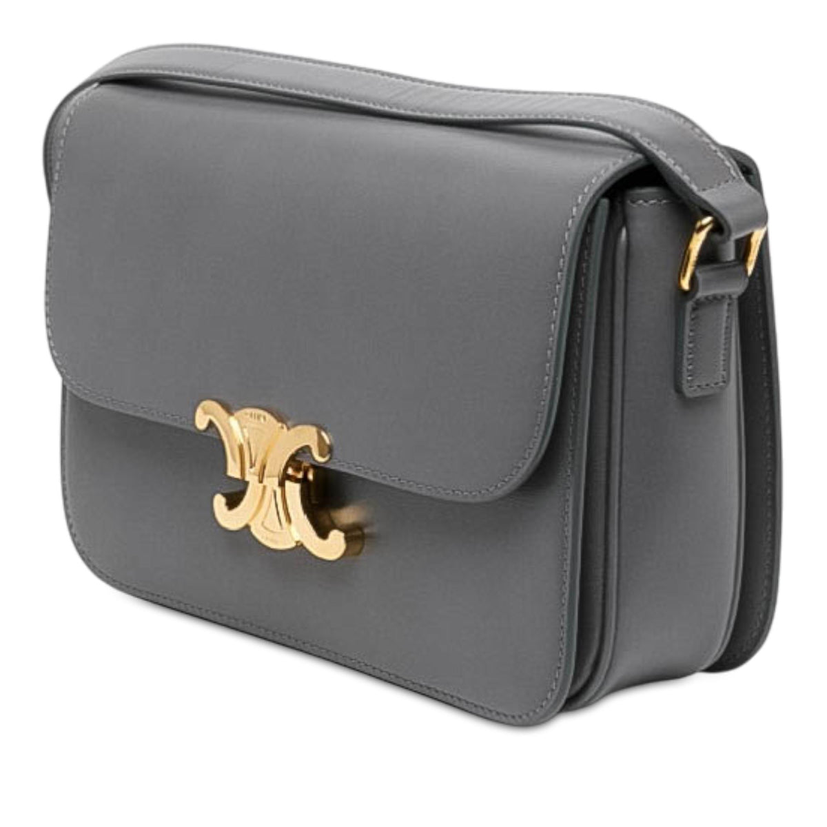 Celine Classique Shiny Calfskin Triomphe Crossbody