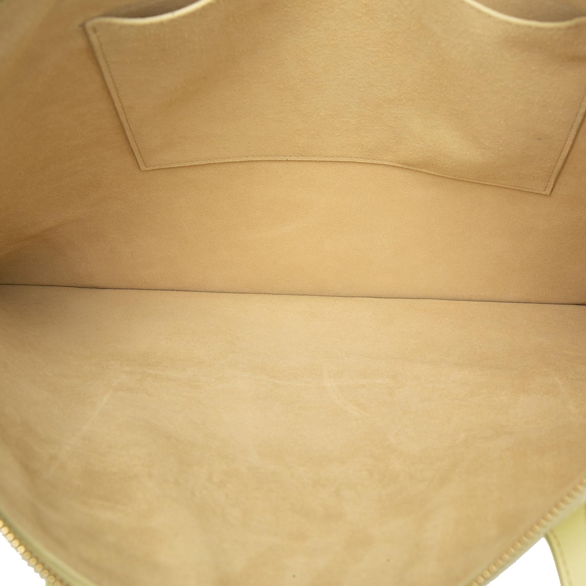 Celine Glossy Calfskin Flat Luggage Tote