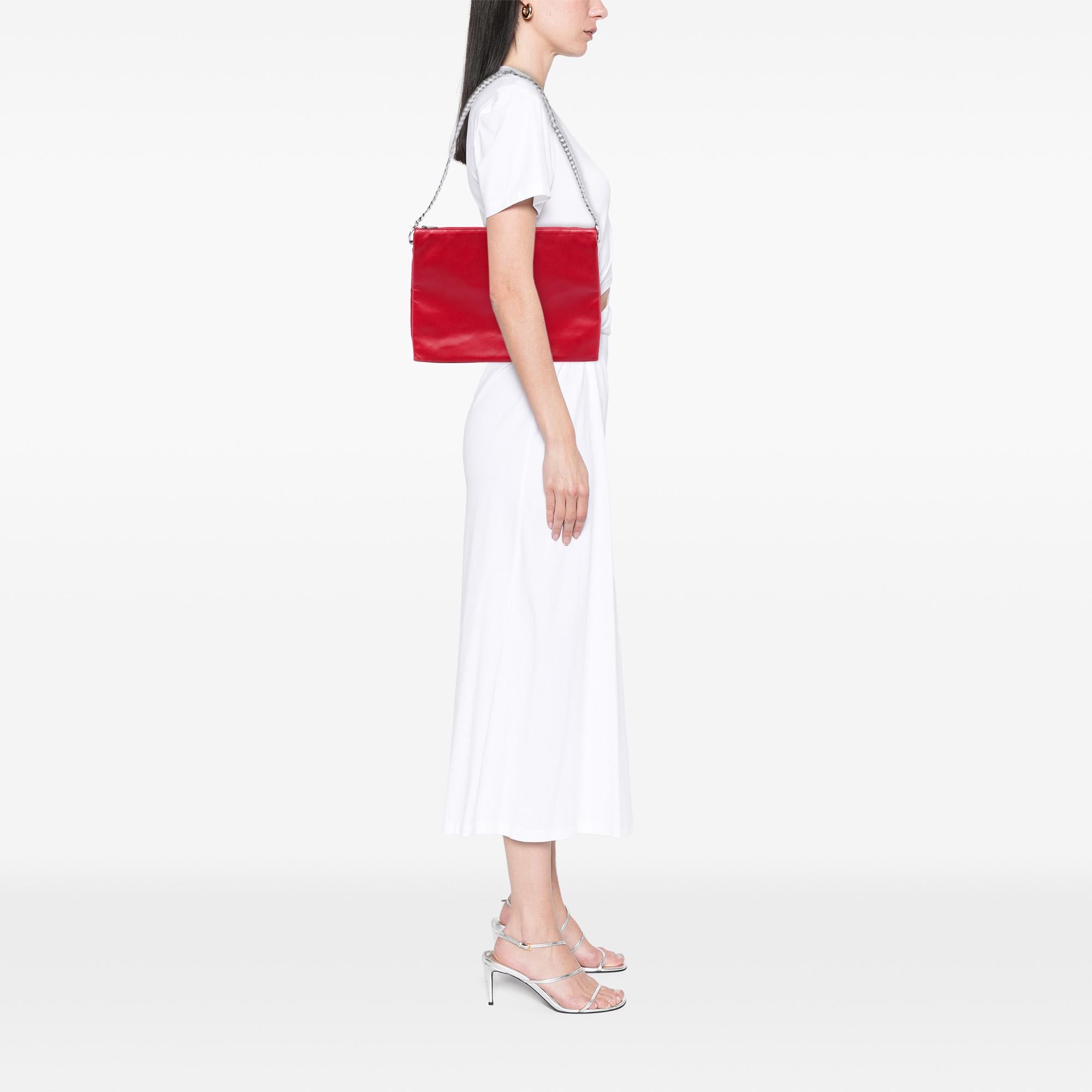 Celine Lambskin Soft Trio Shoulder Bag