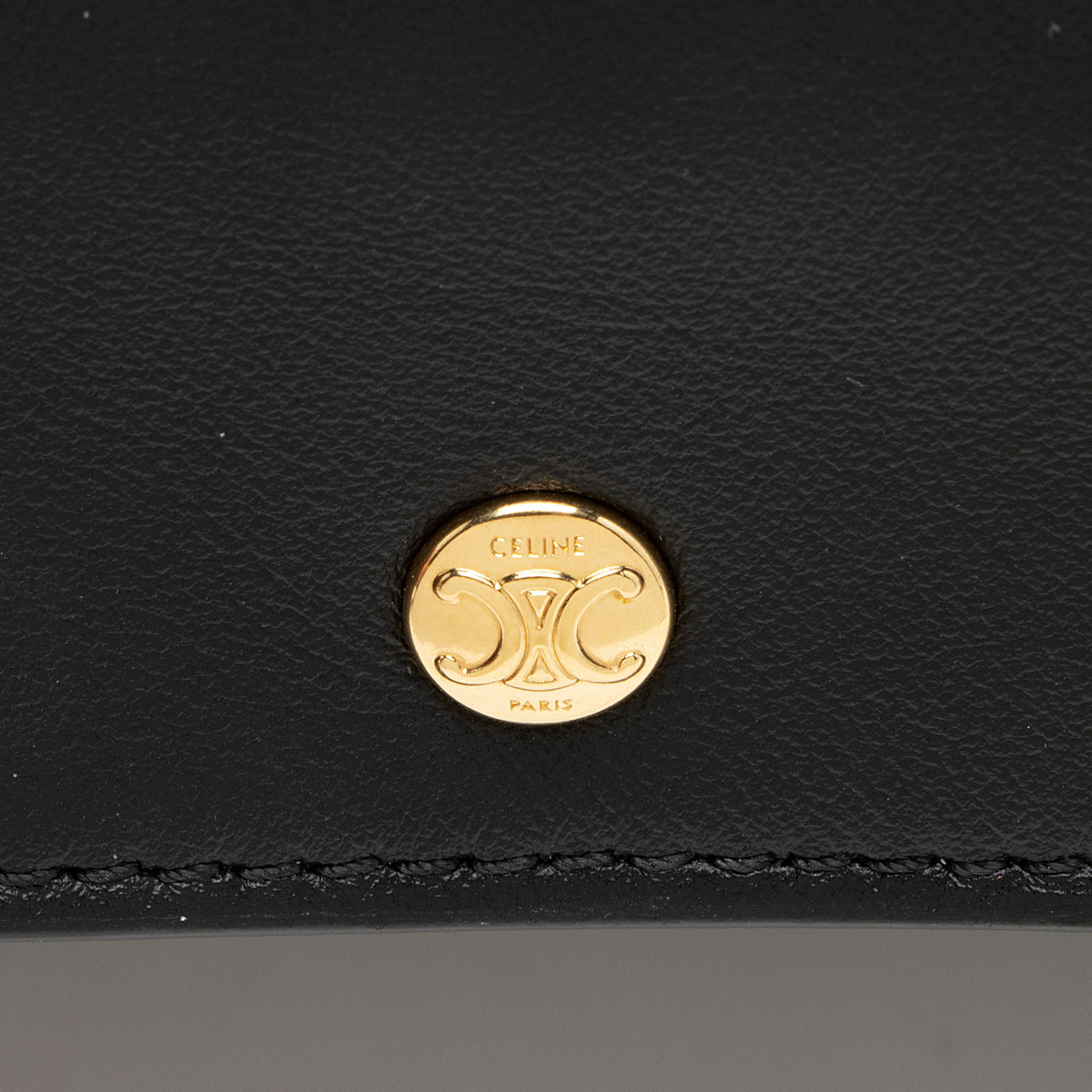 Celine Lambskin Trio Flap Crossbody