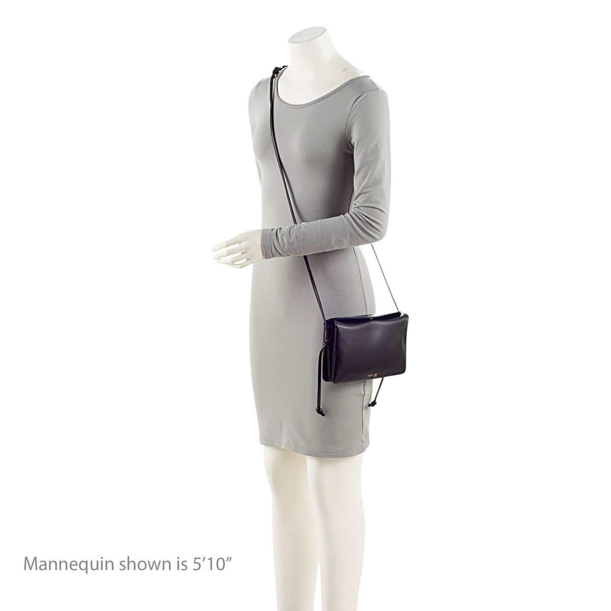 Celine Lambskin Trio Flap Crossbody