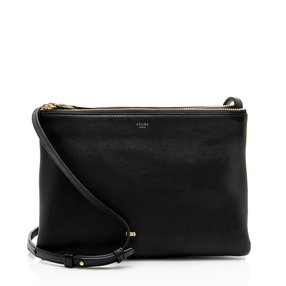 Celine Lambskin Trio Large Crossbody