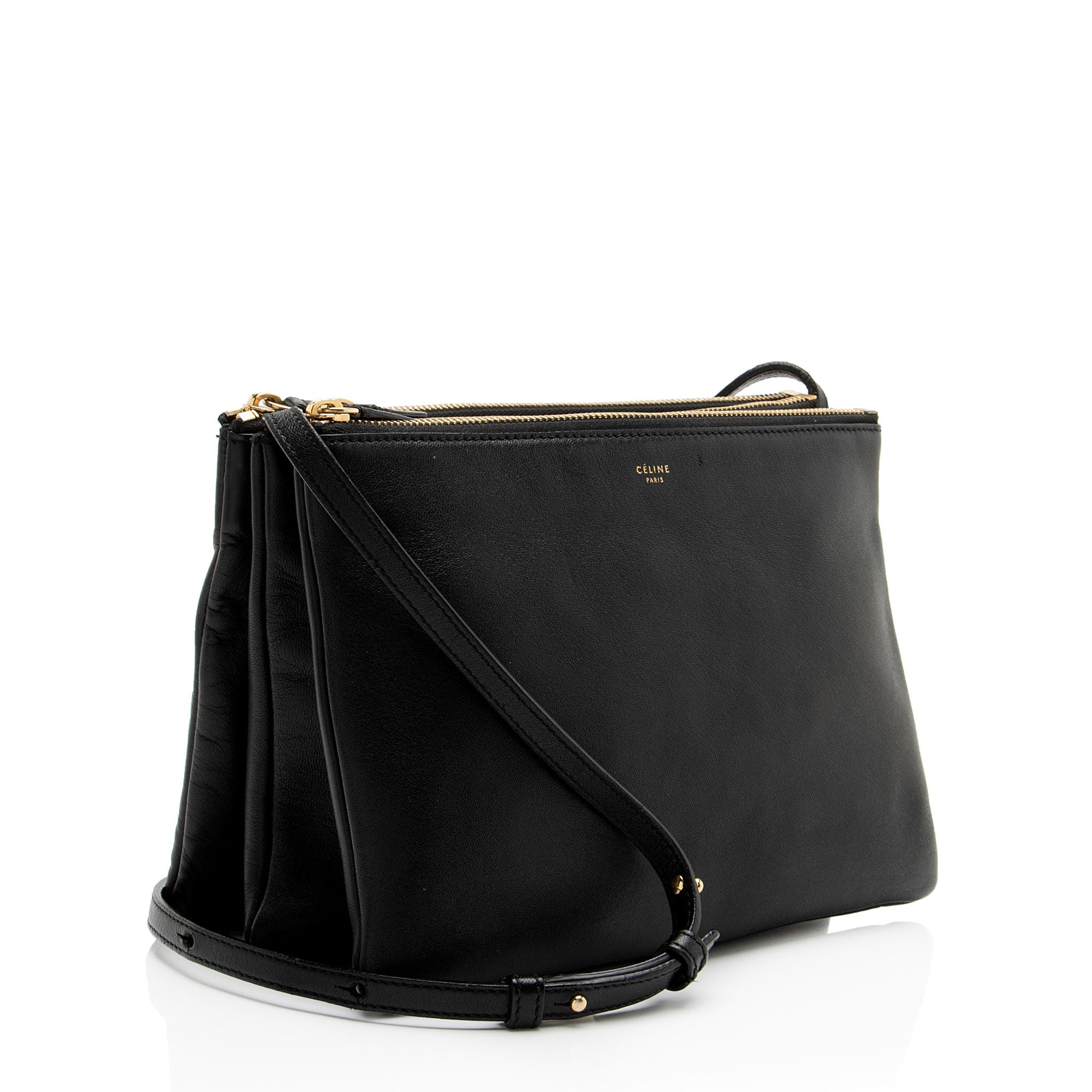 Celine Lambskin Trio Large Crossbody