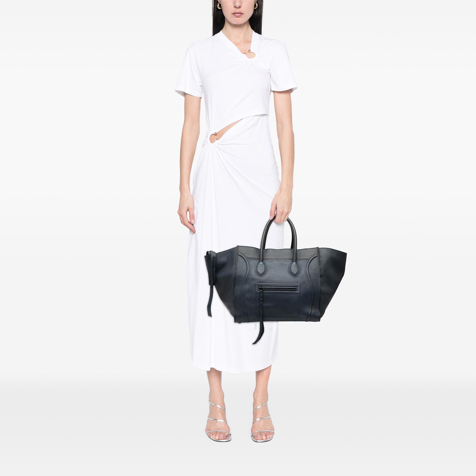 Celine Large Grained Calfskin Phantom Luggage Tote