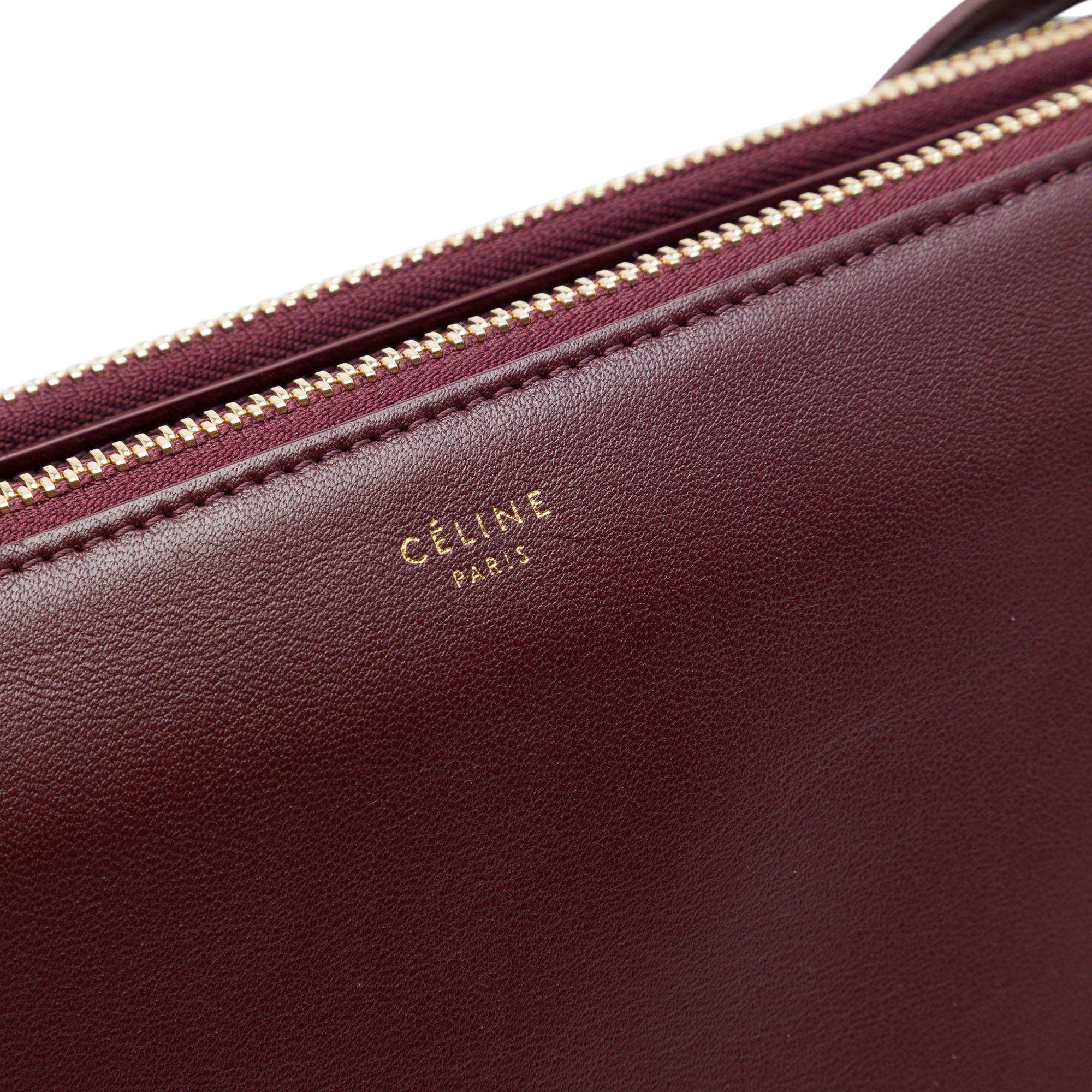 Celine Large Lambskin Trio Crossbody