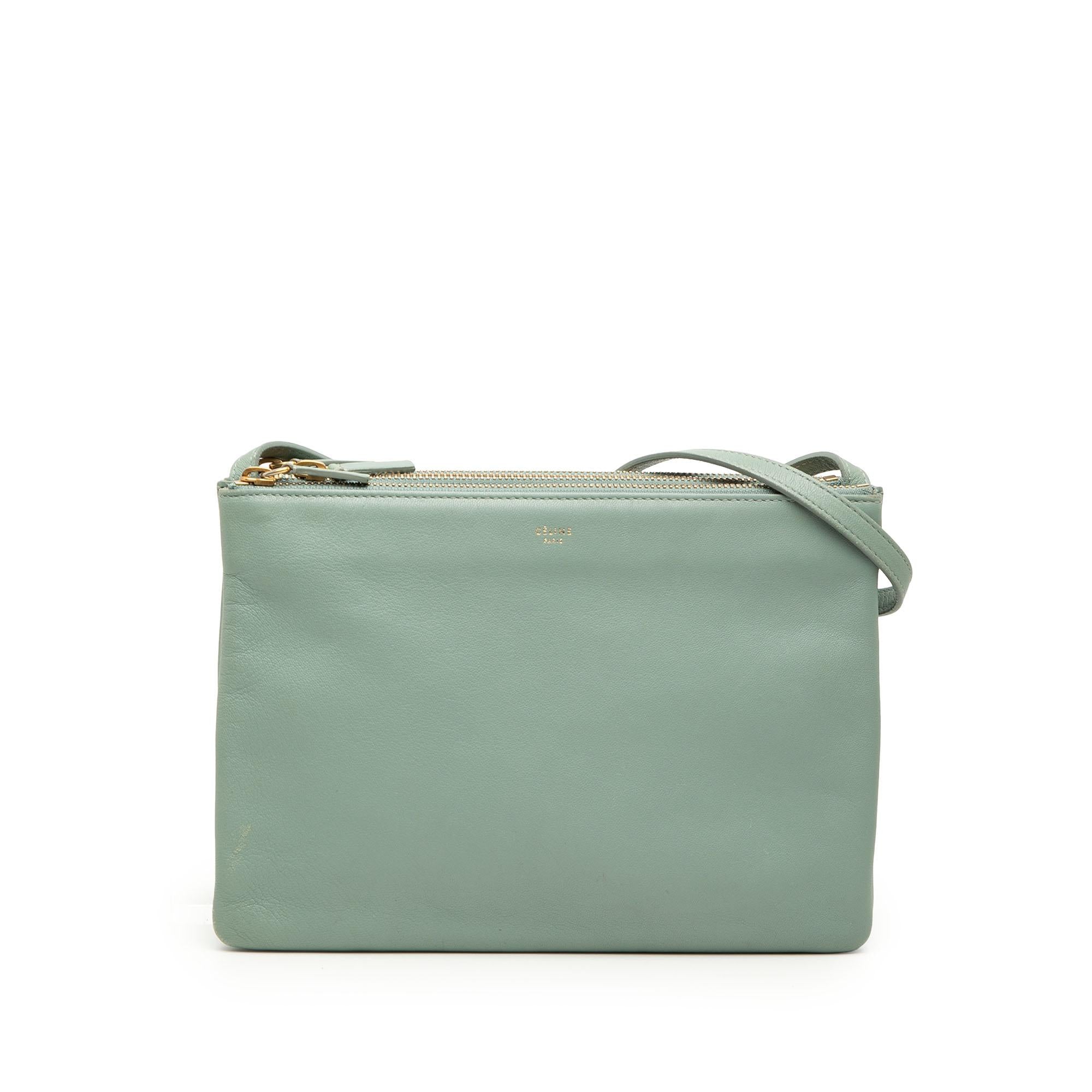 Celine Large Lambskin Trio Crossbody