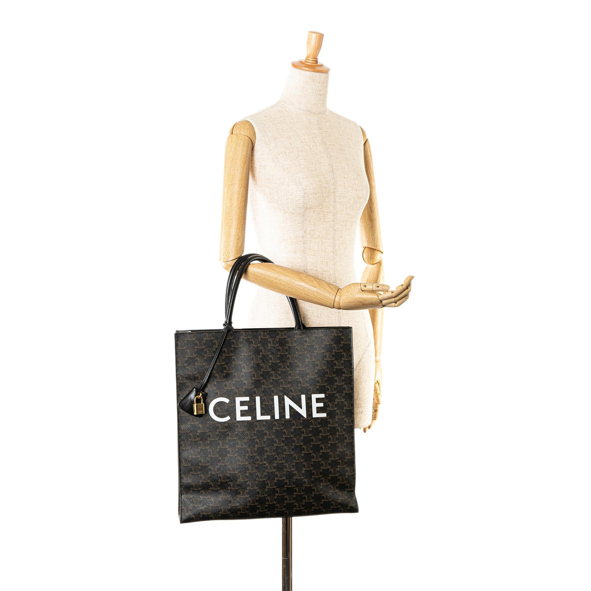 Celine Large Triomphe Cabas Vertical Tote