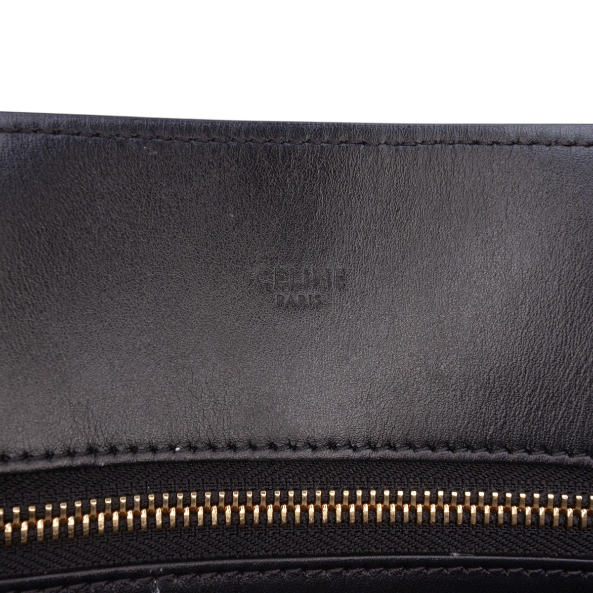 Celine Large Triomphe Coated Canvas Cabas Vertical Tote