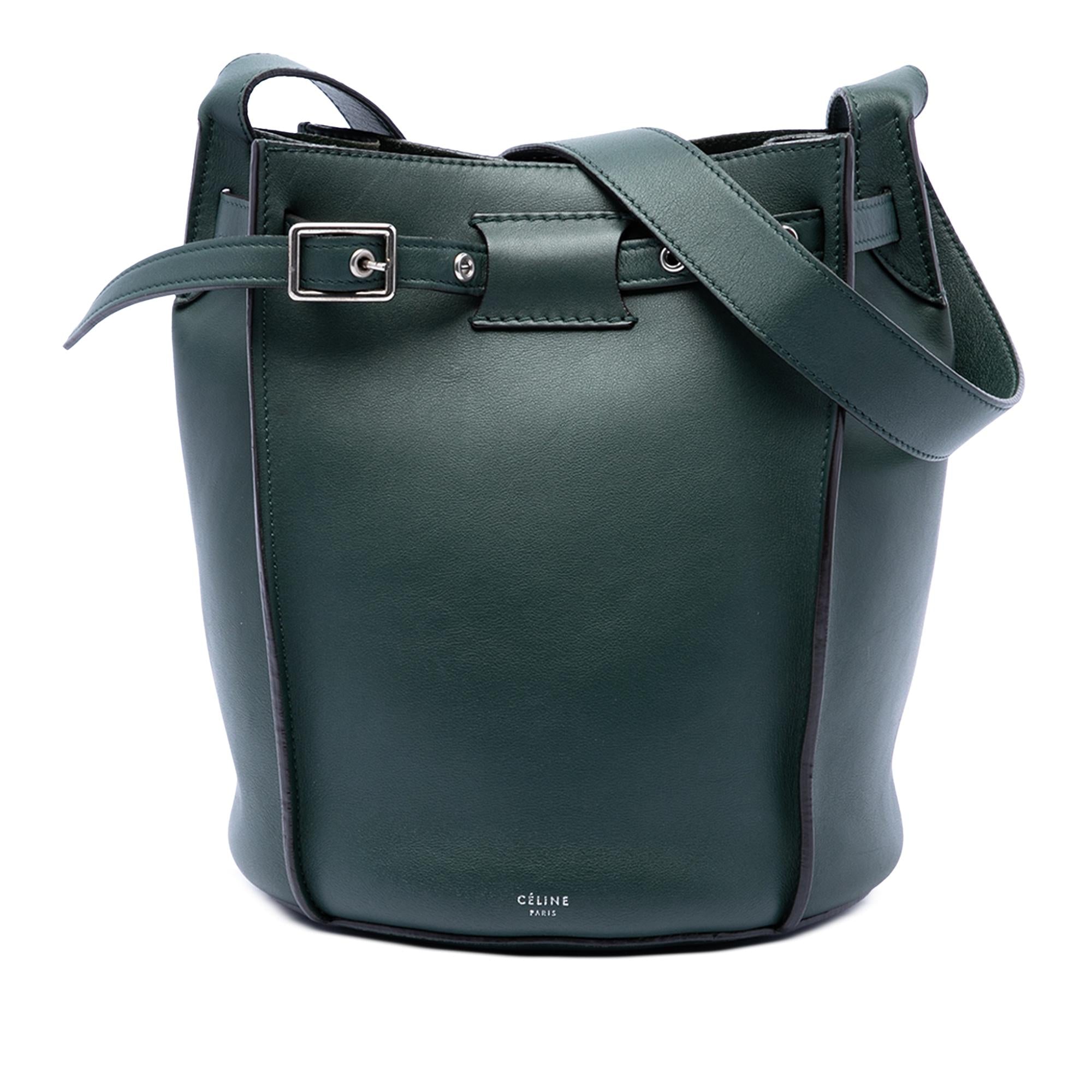 Celine Leather Big Bag Bucket Crossbody