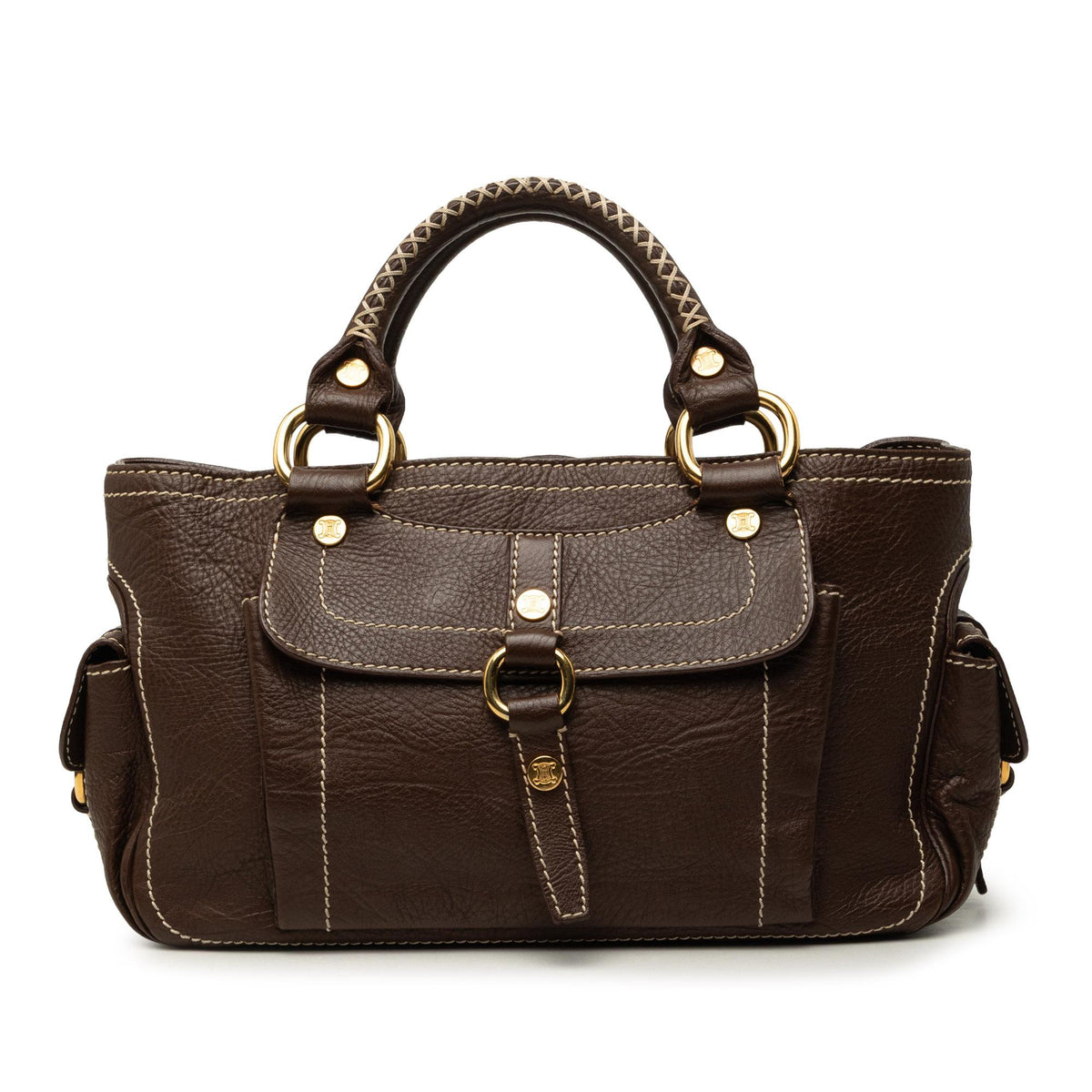 Celine Leather Boogie Handbag