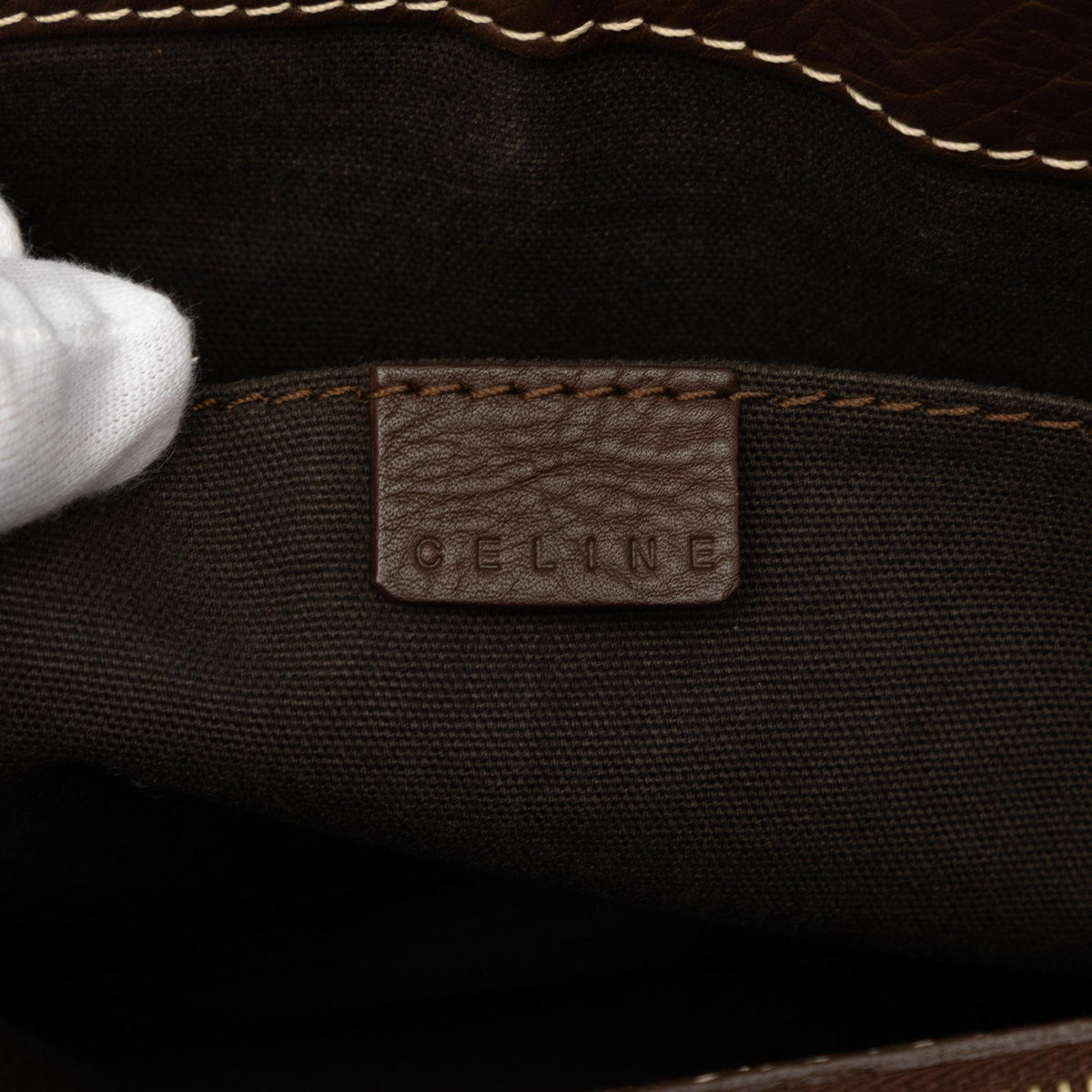 Celine Leather Boogie Handbag