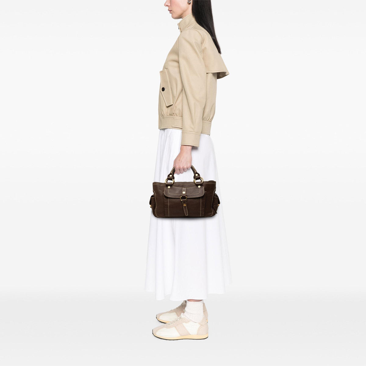 Celine Leather Boogie Handbag