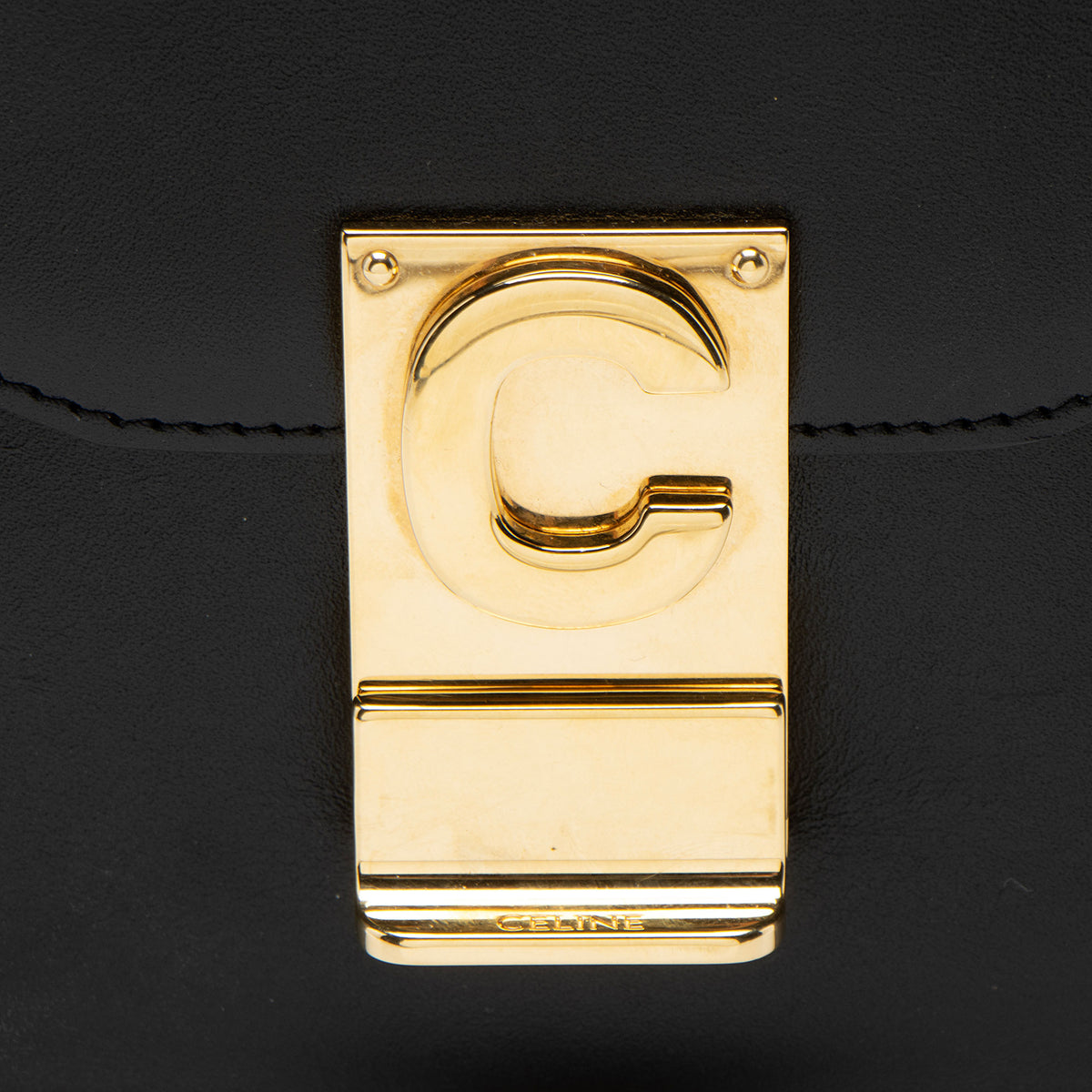 Celine Leather C Medium Shoulder Bag