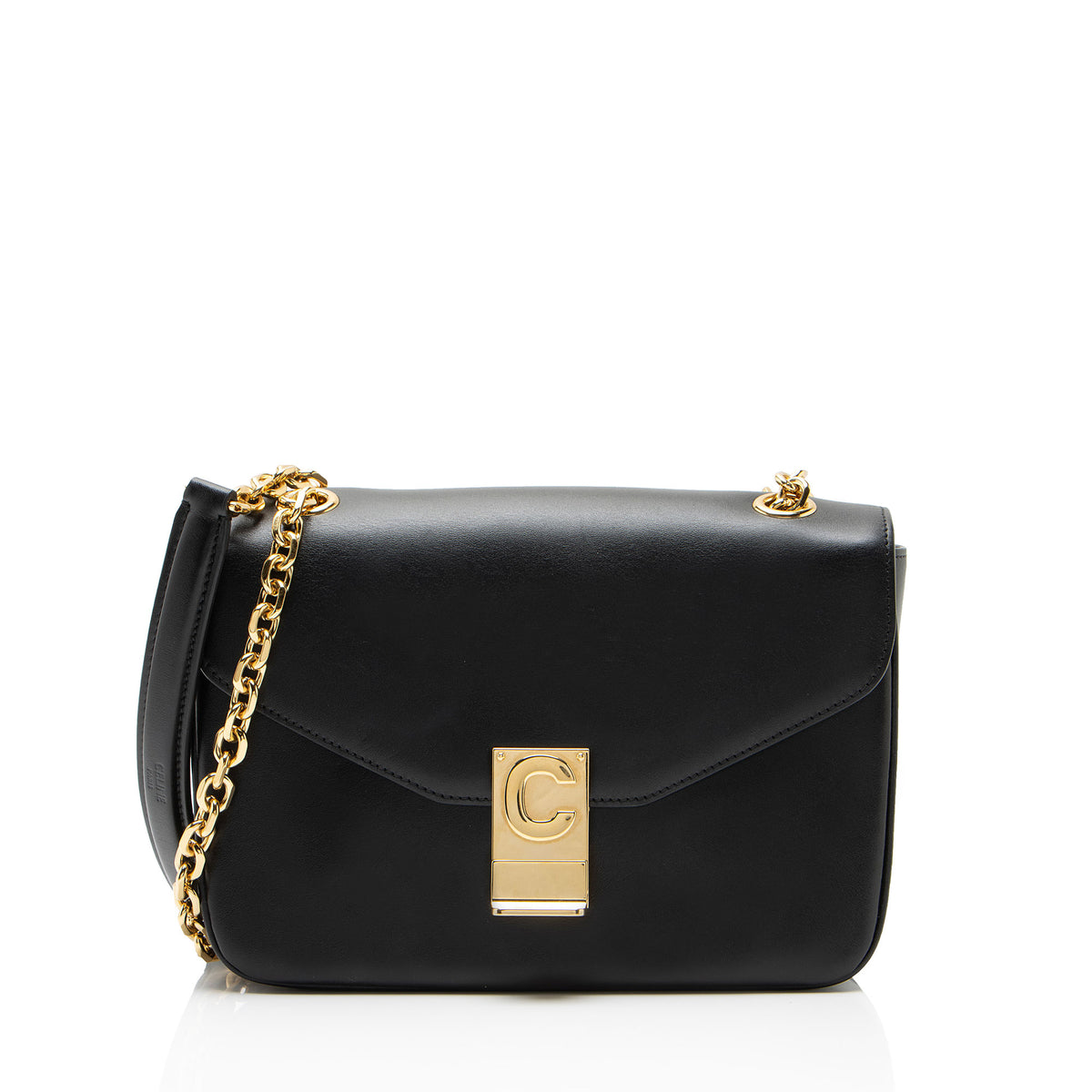 Celine Leather C Medium Shoulder Bag