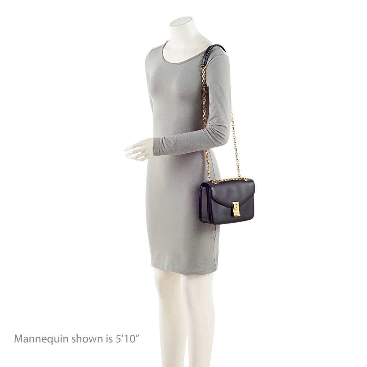Celine Leather C Medium Shoulder Bag