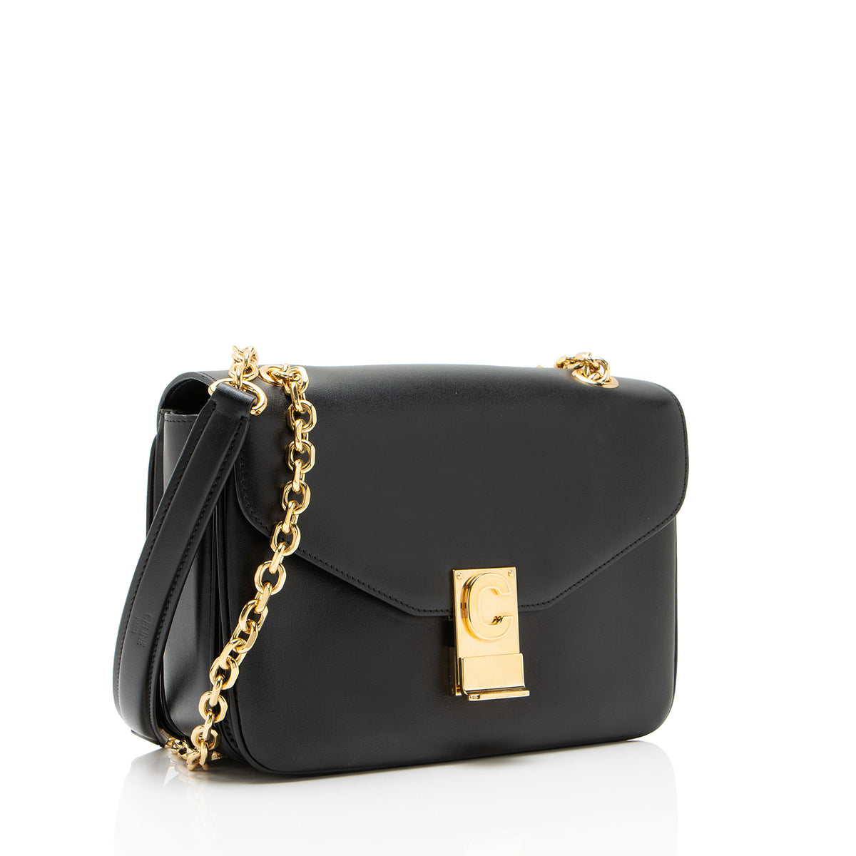 Celine Leather C Medium Shoulder Bag