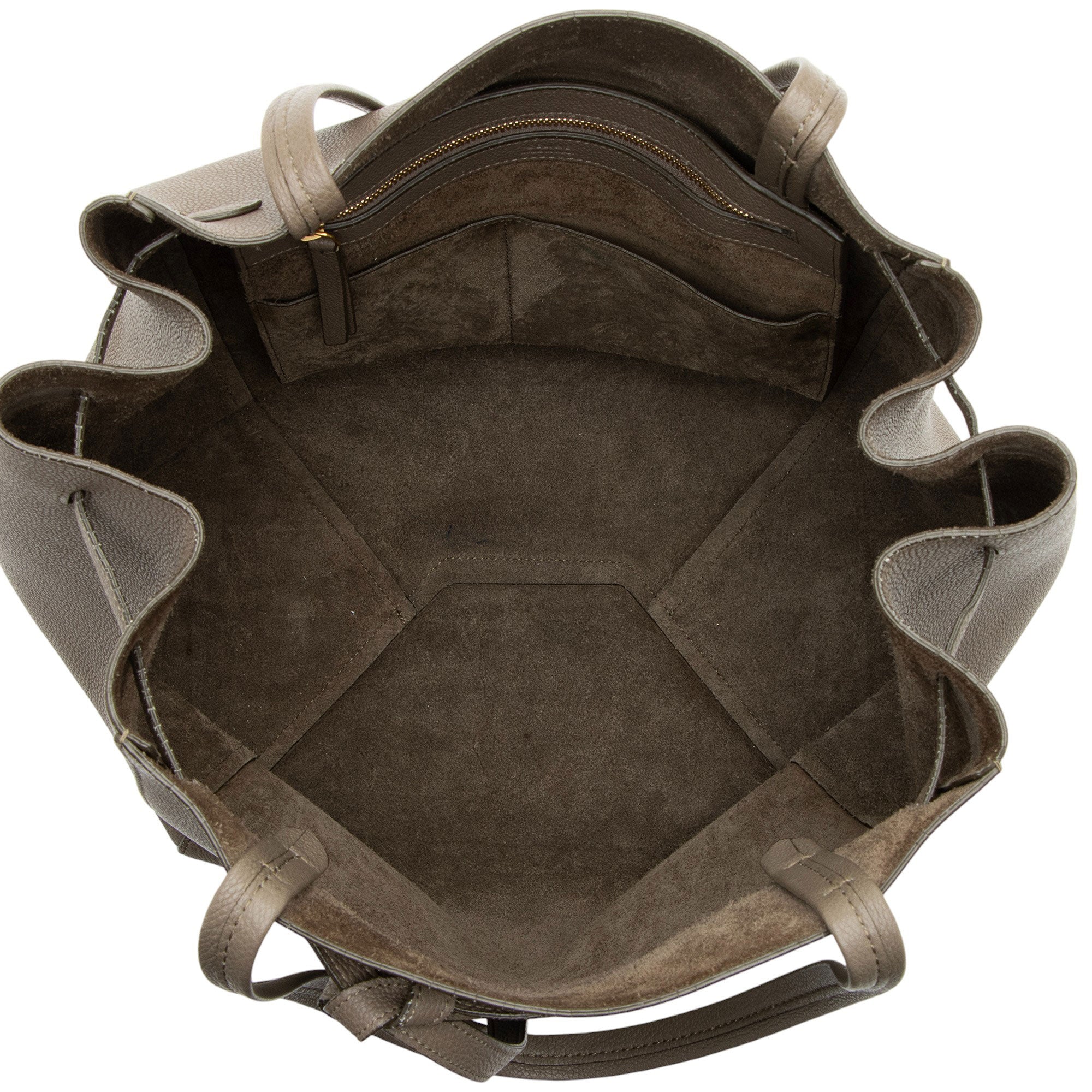 Celine Leather Cabas Phantom Medium Tote