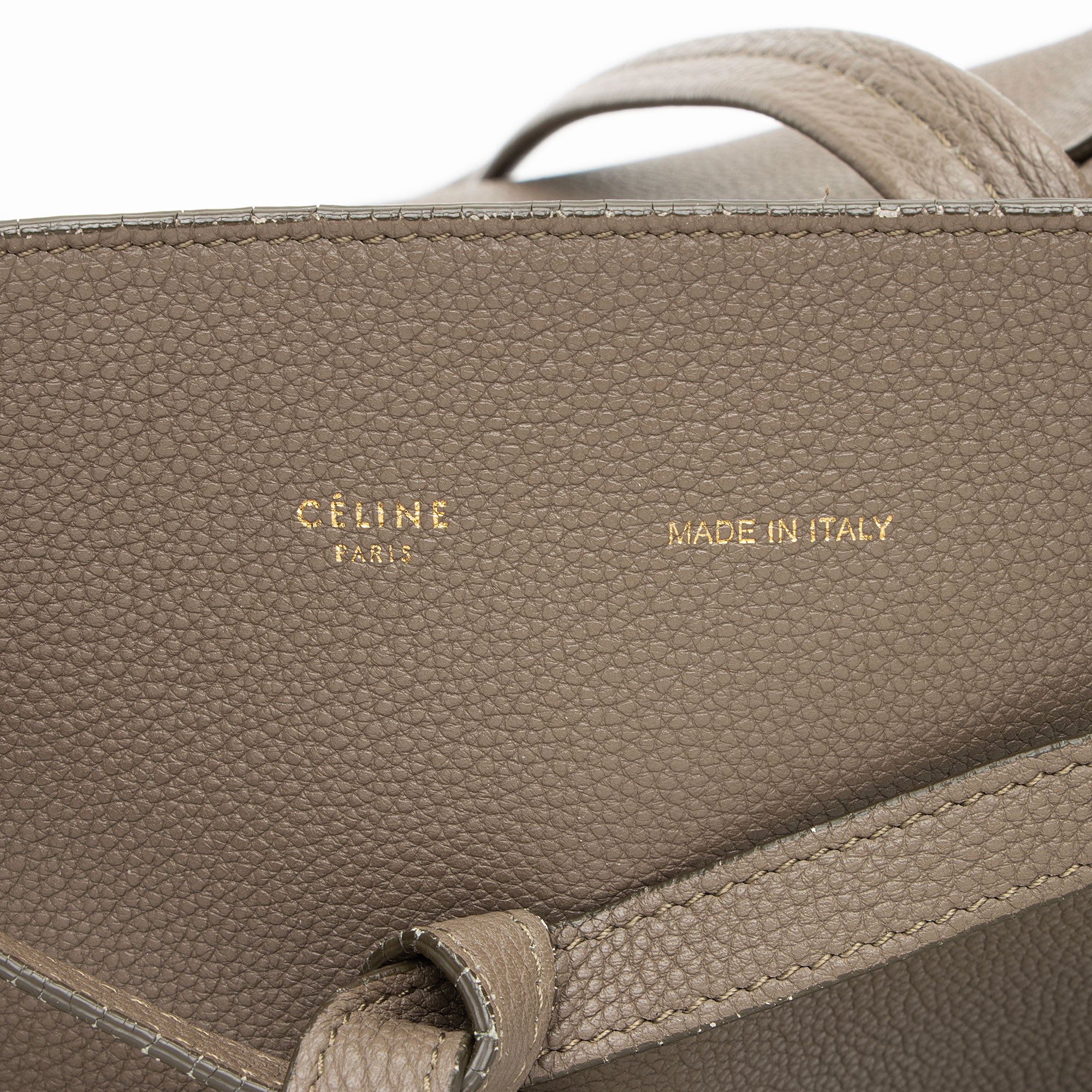 Celine Leather Cabas Phantom Medium Tote