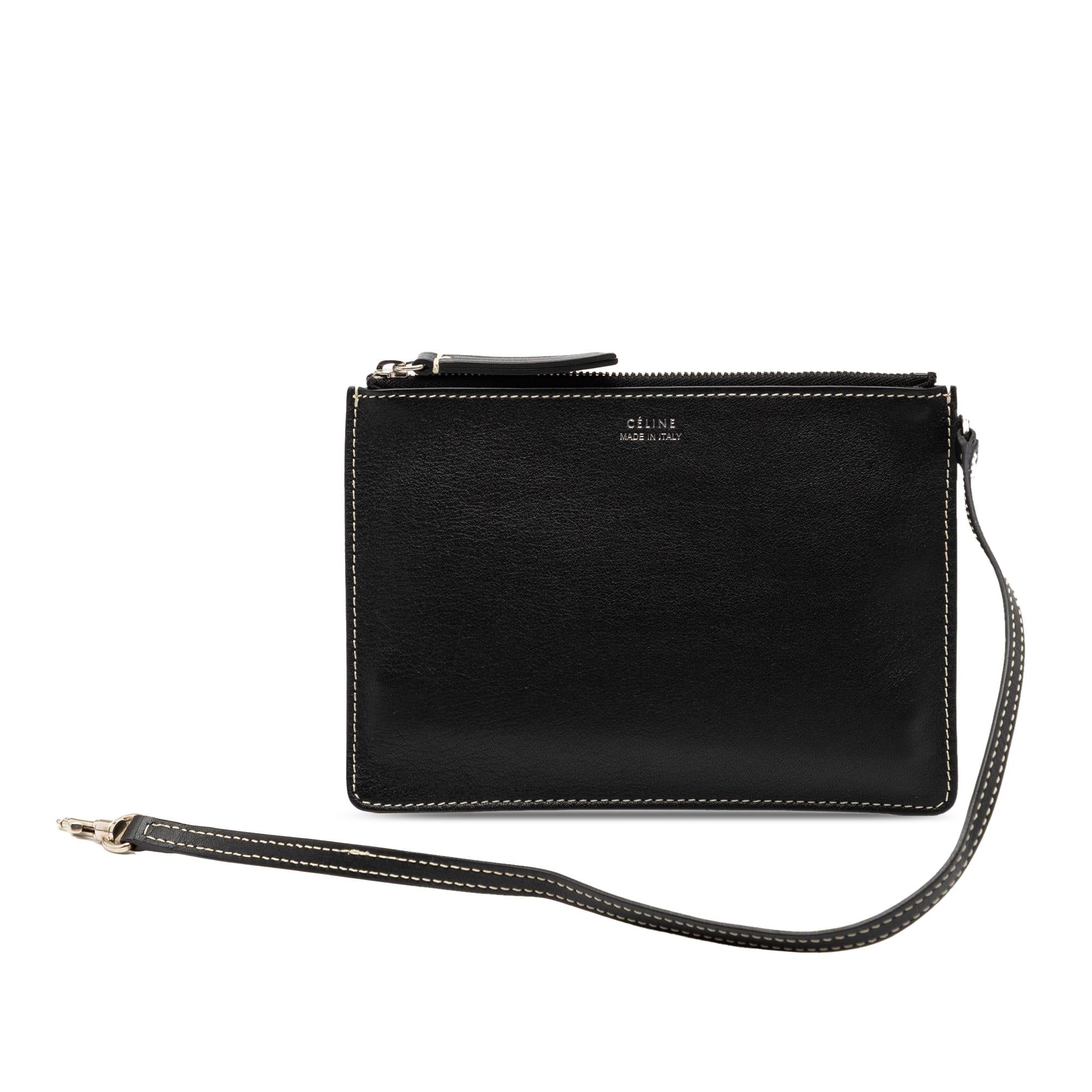 Celine Leather Clutch