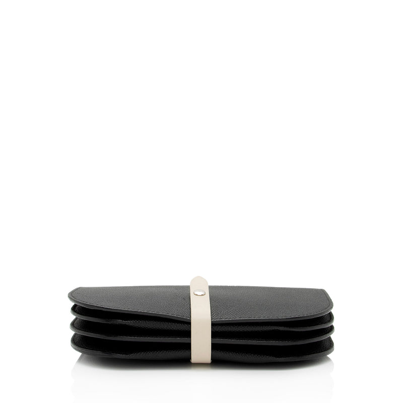 Celine Leather Strap Clutch Crossbody Bag (SHF-00pqJC)