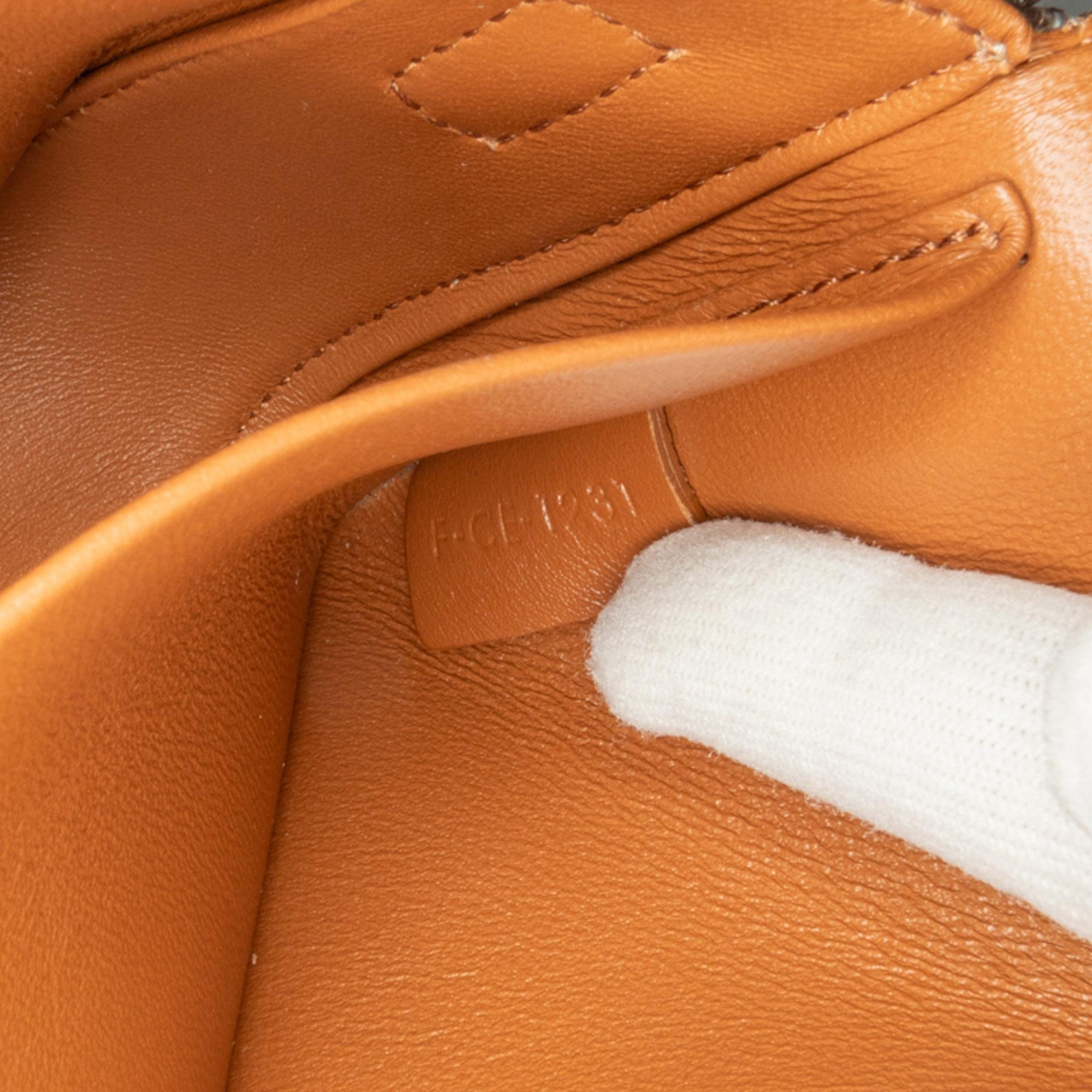 Celine Leather Triomphe Claude Shoulder Bag