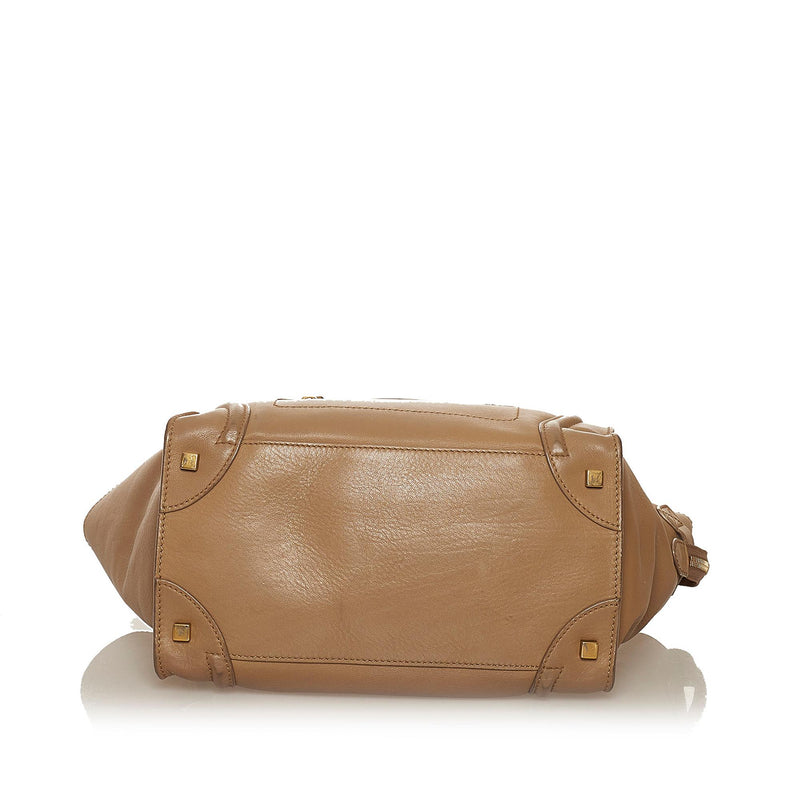 Celine Luggage Tote Leather Handbag (SHG-29341)