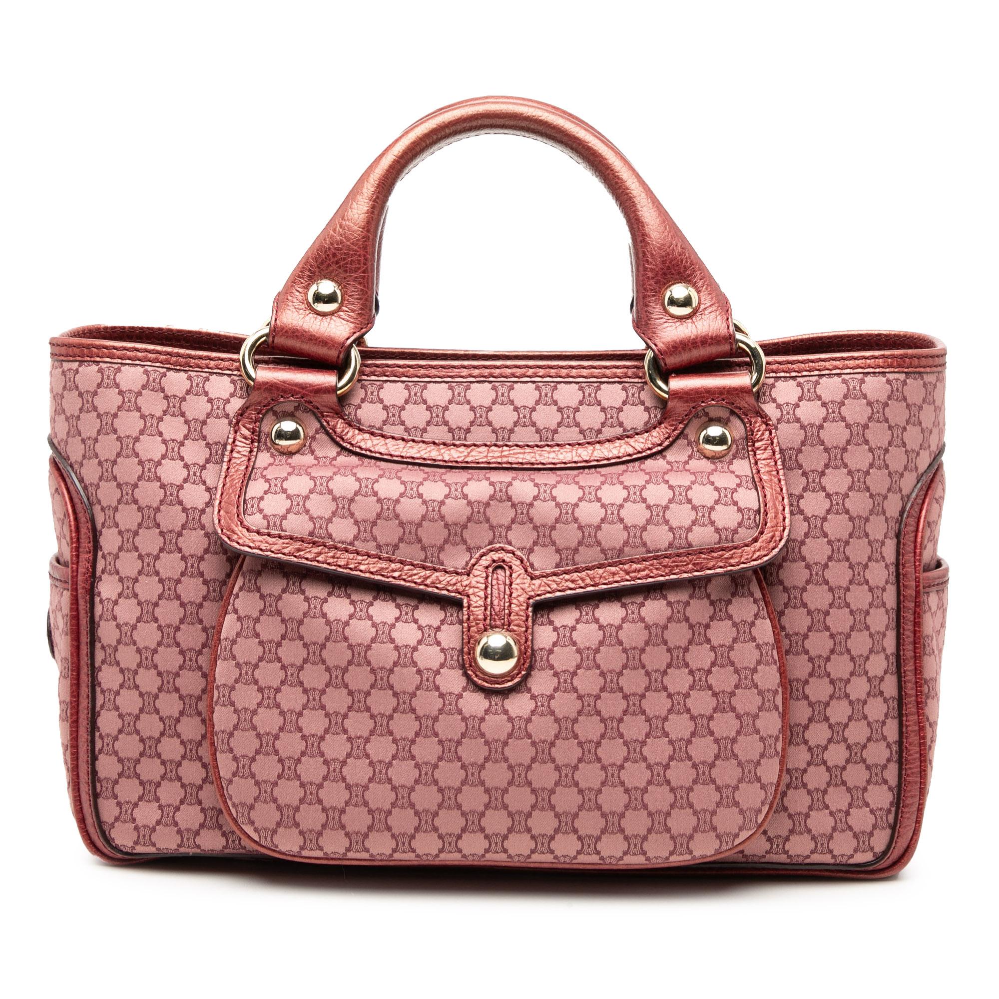 Celine Macadam Canvas Boogie Handbag