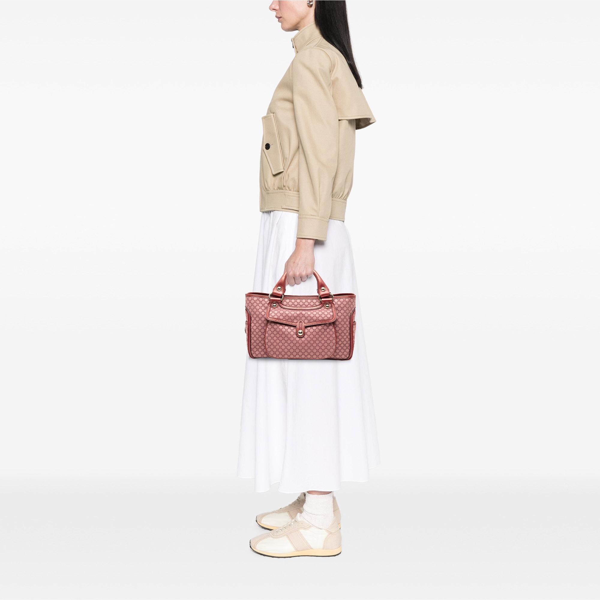 Celine Macadam Canvas Boogie Handbag