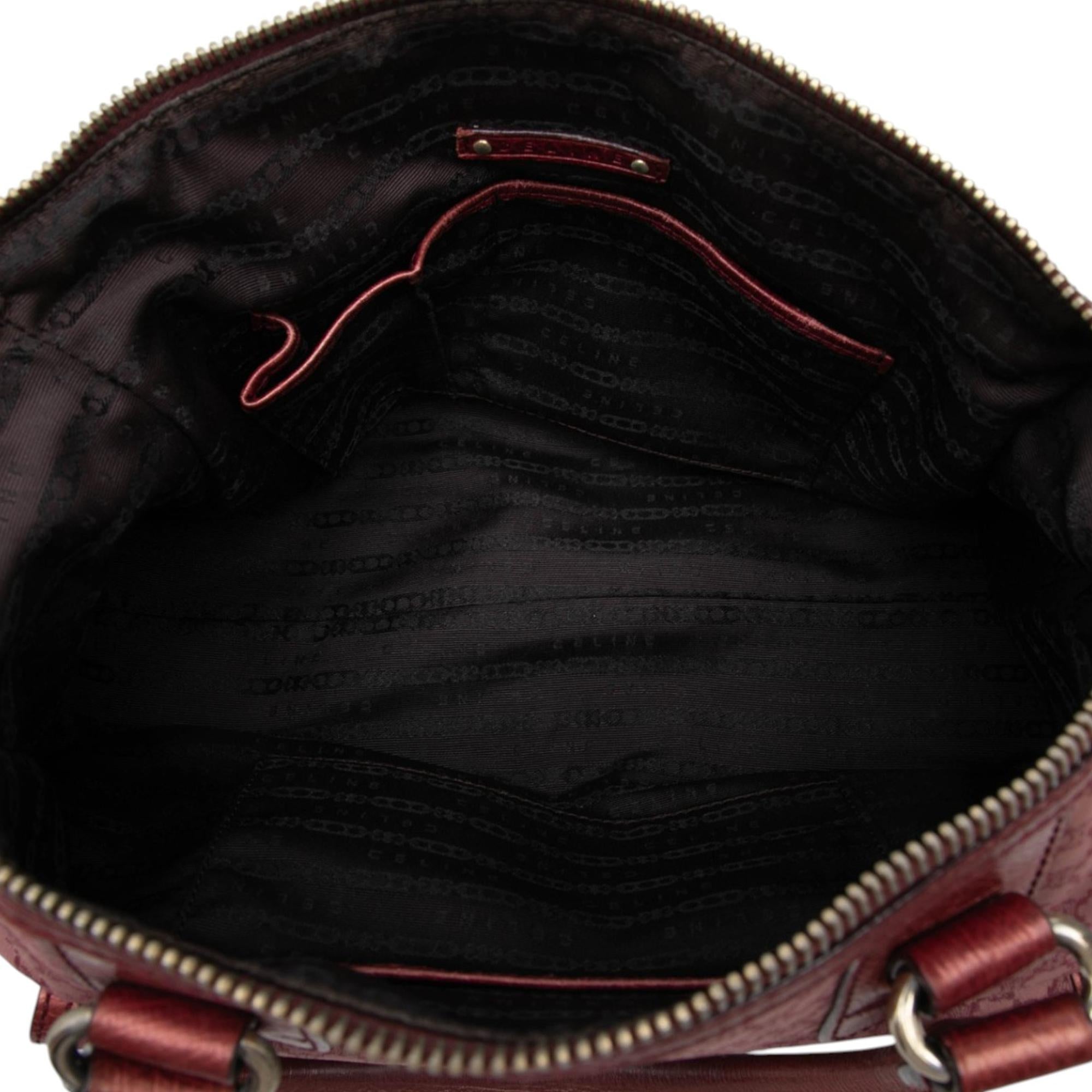 Celine Macadam Canvas Shoulder Bag