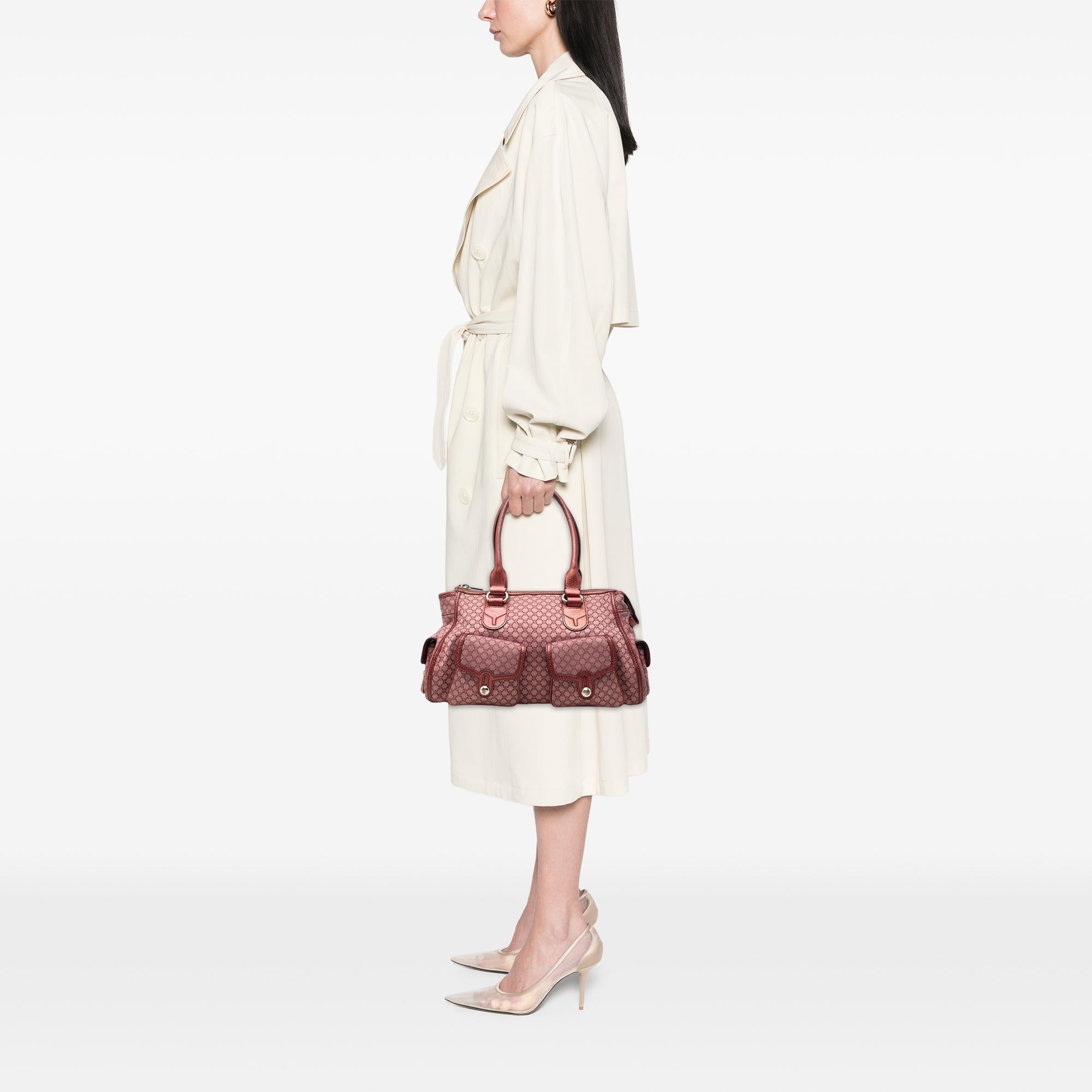 Celine Macadam Canvas Shoulder Bag