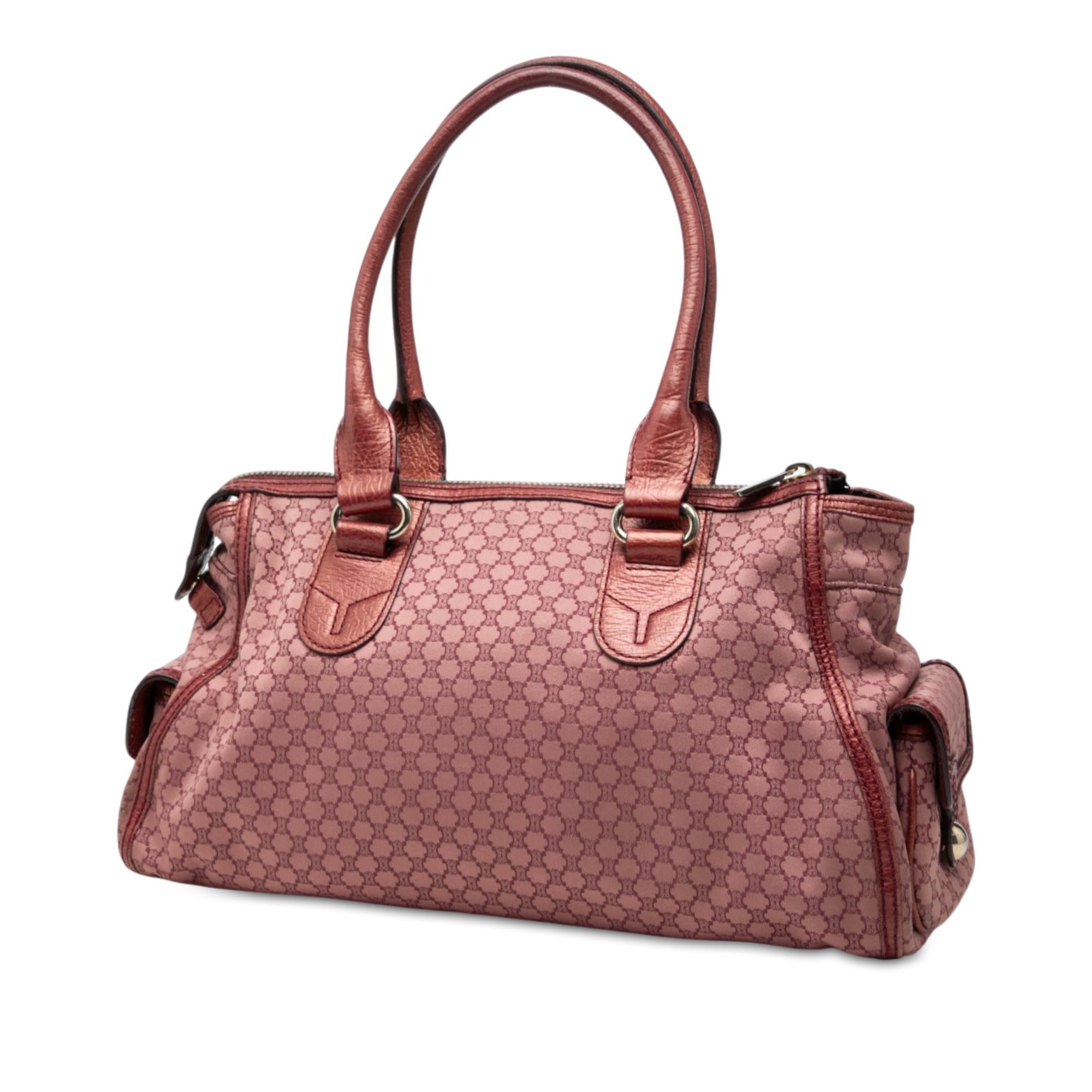 Celine Macadam Canvas Shoulder Bag