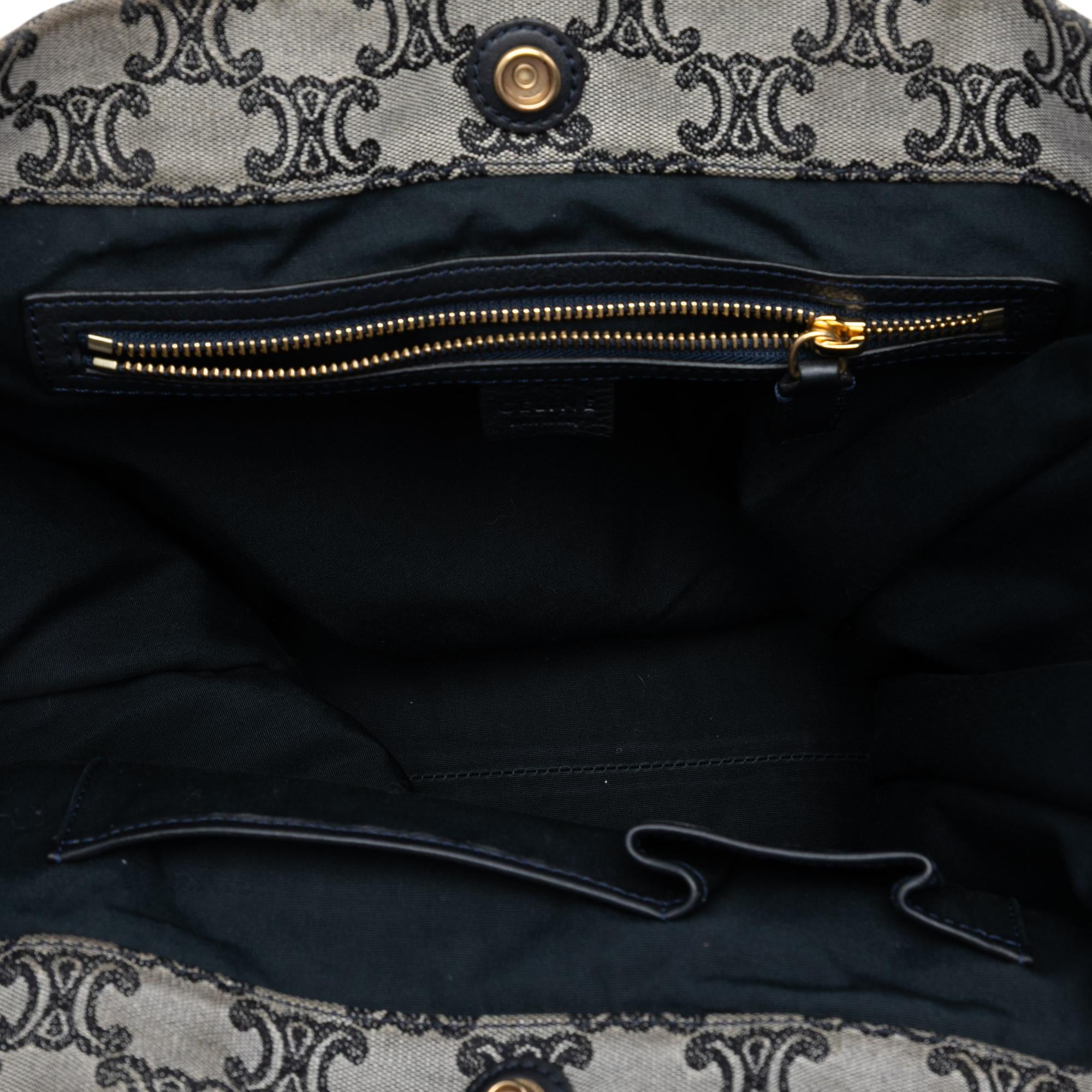Celine Macadam Canvas Vertical Tote